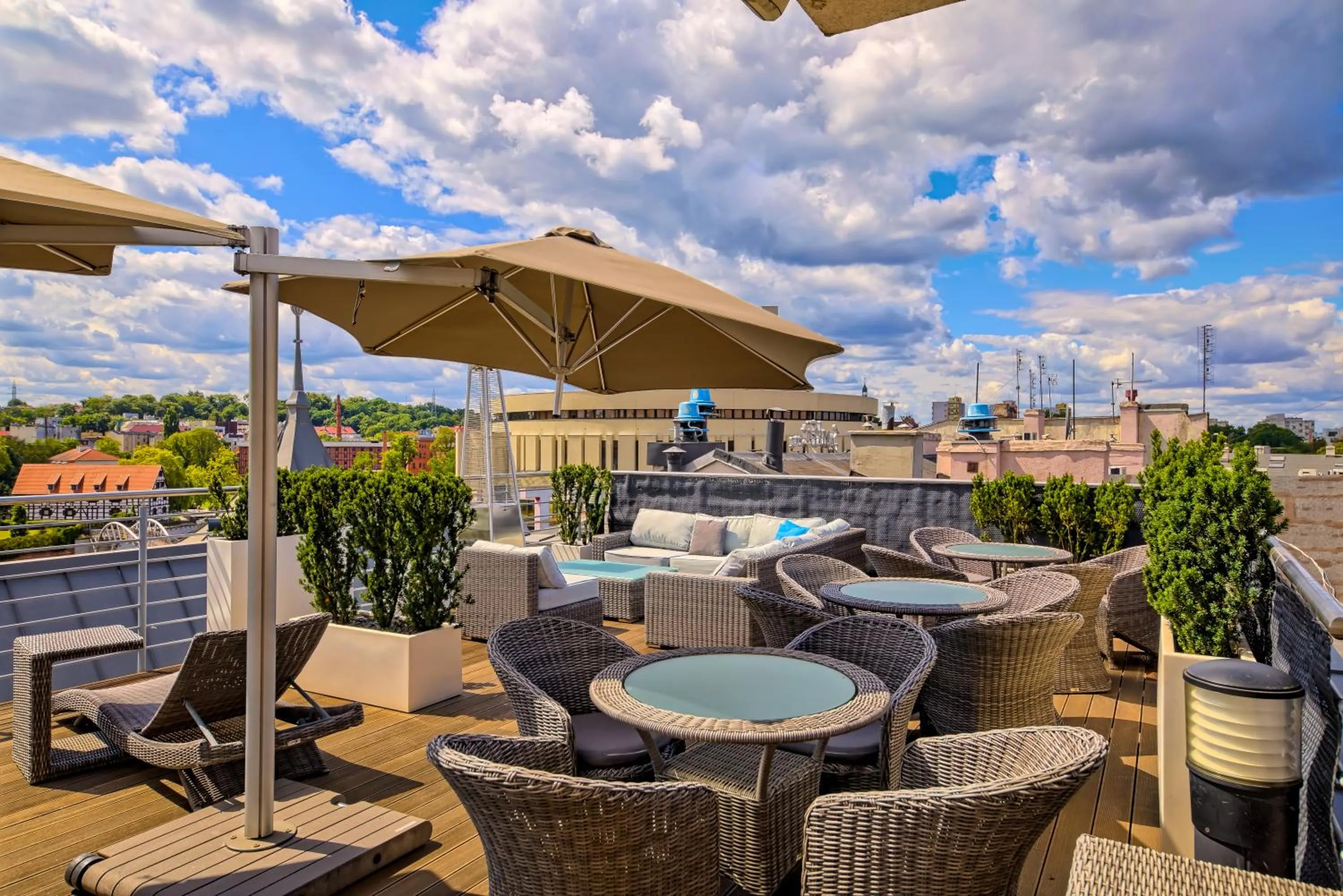Balcony/Terrace in Mercure Bydgoszcz Sepia