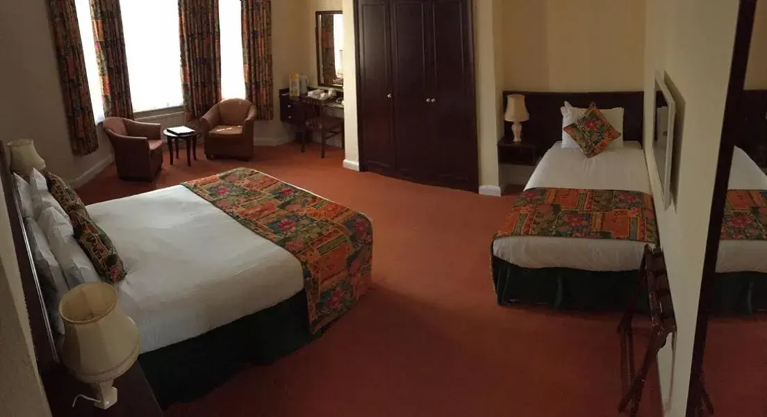 Bedroom, Bed in Arundel House Hotel Bedroom, Bed in Arundel House Hotel