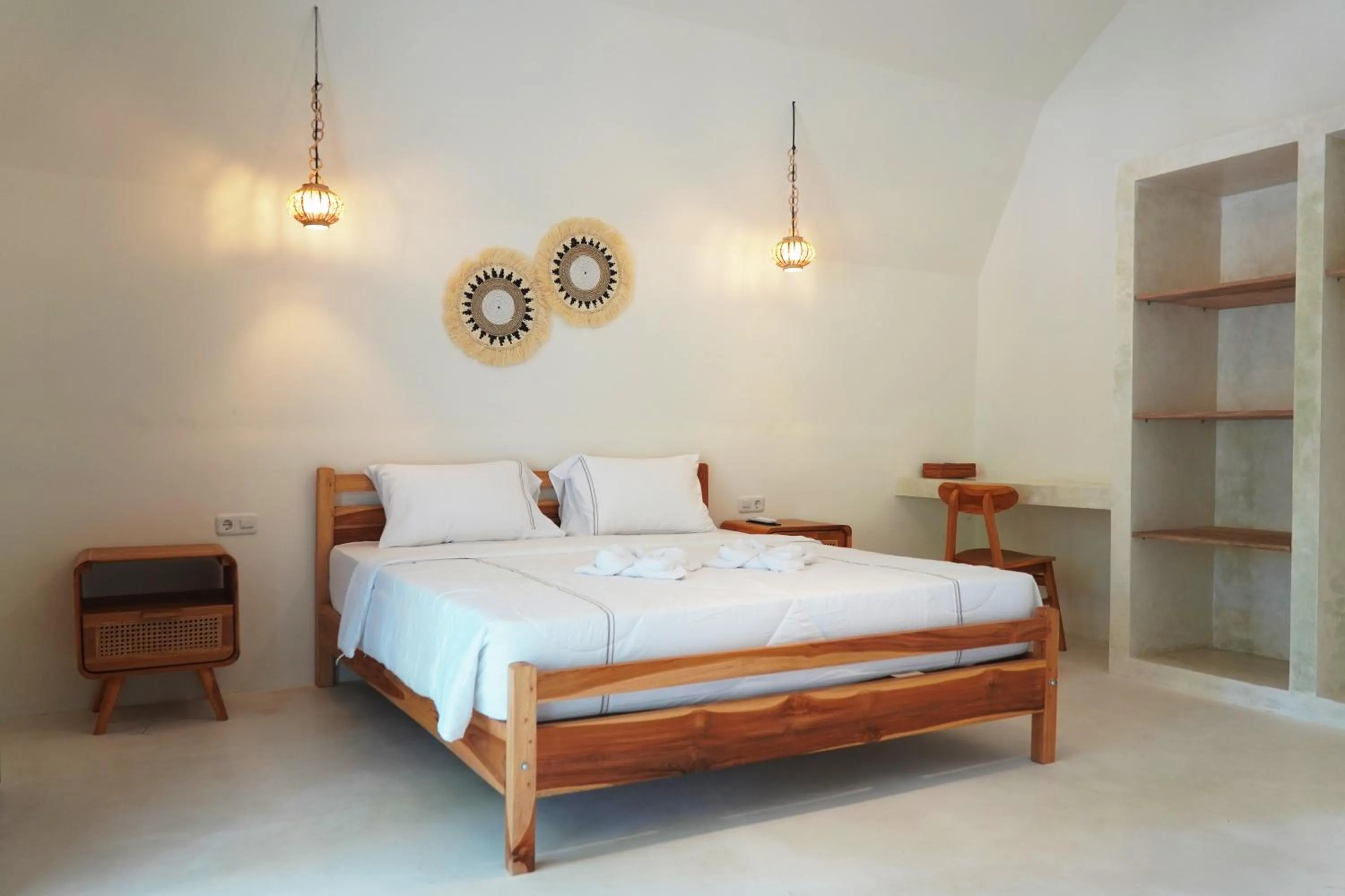 Bed in Jungle Bungalows