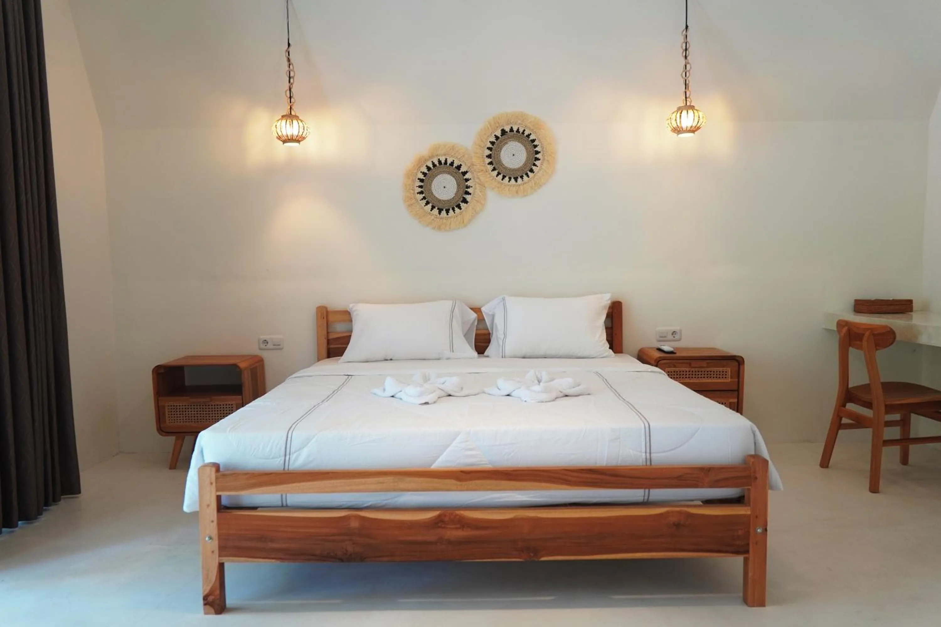 Bed in Jungle Bungalows