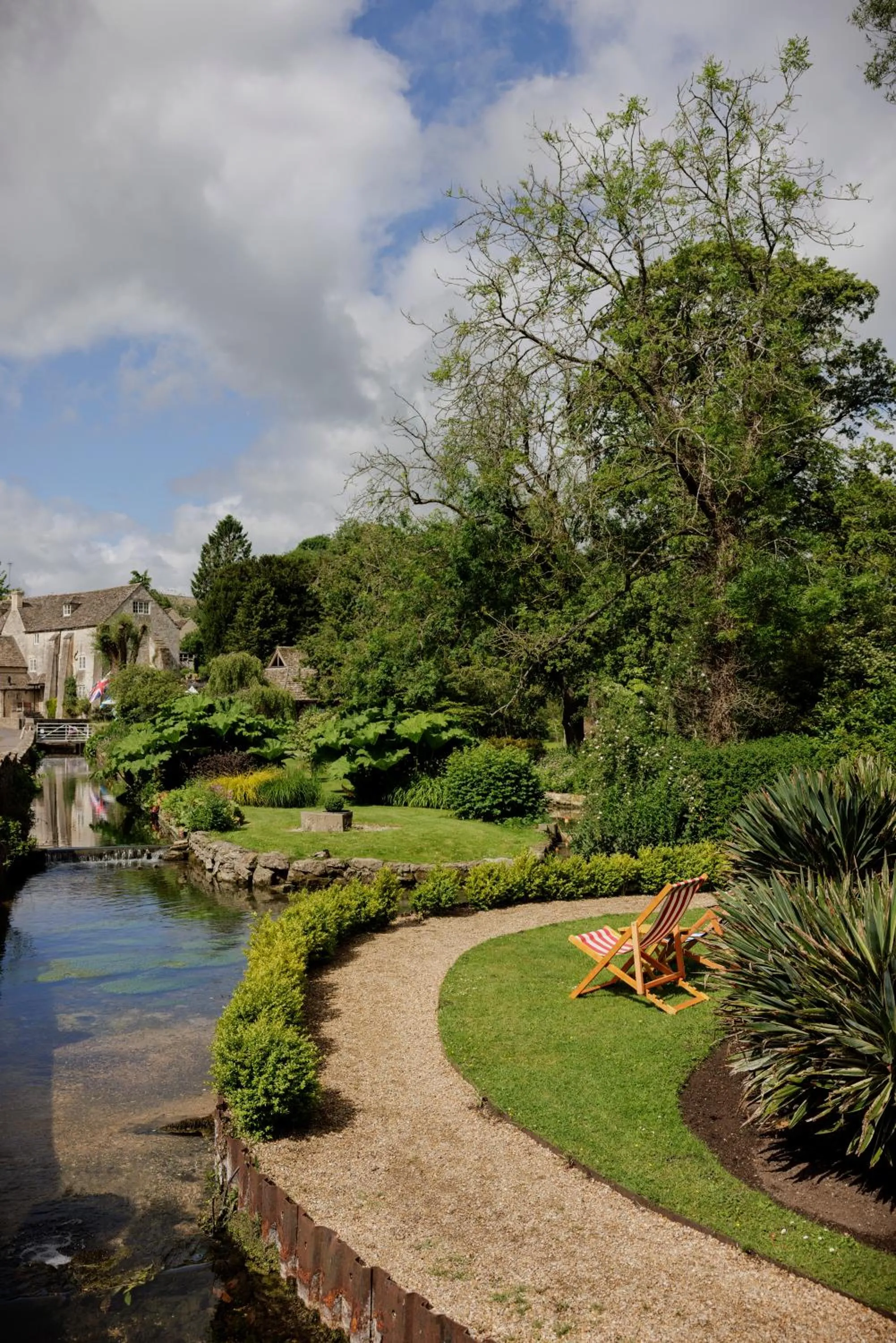 Garden view in The Swan Hotel