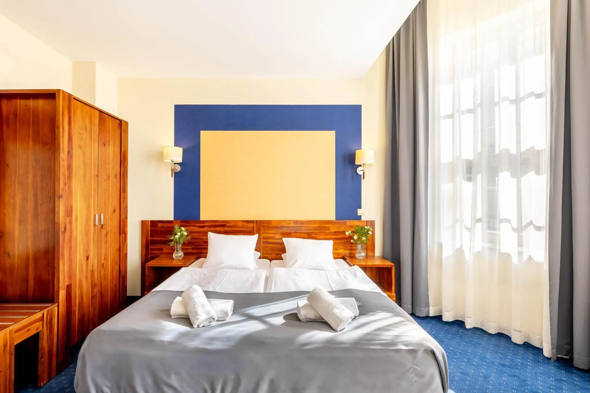 Bed in Hotel Piast Wrocław Centrum