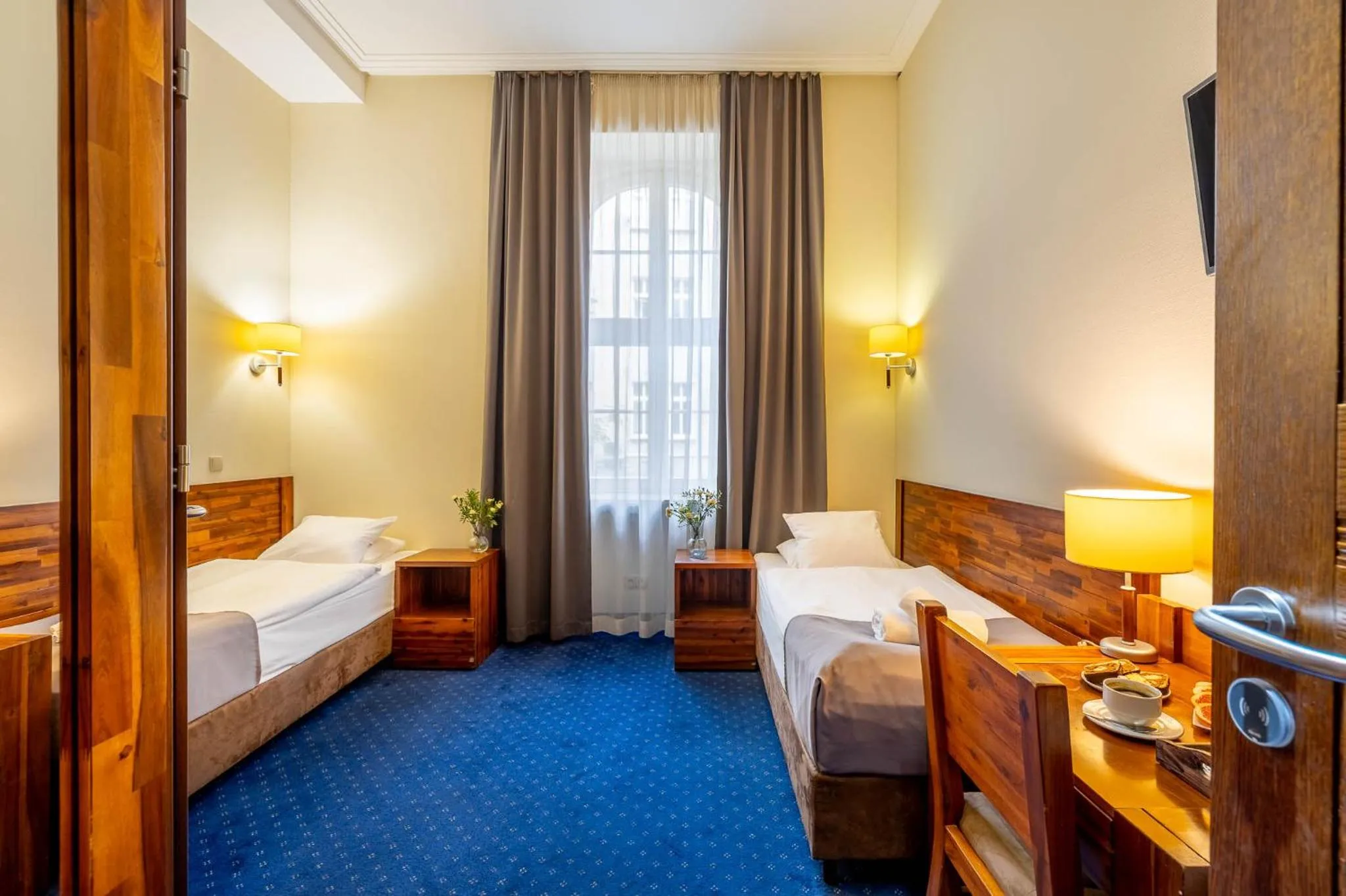 Bed in Hotel Piast Wrocław Centrum