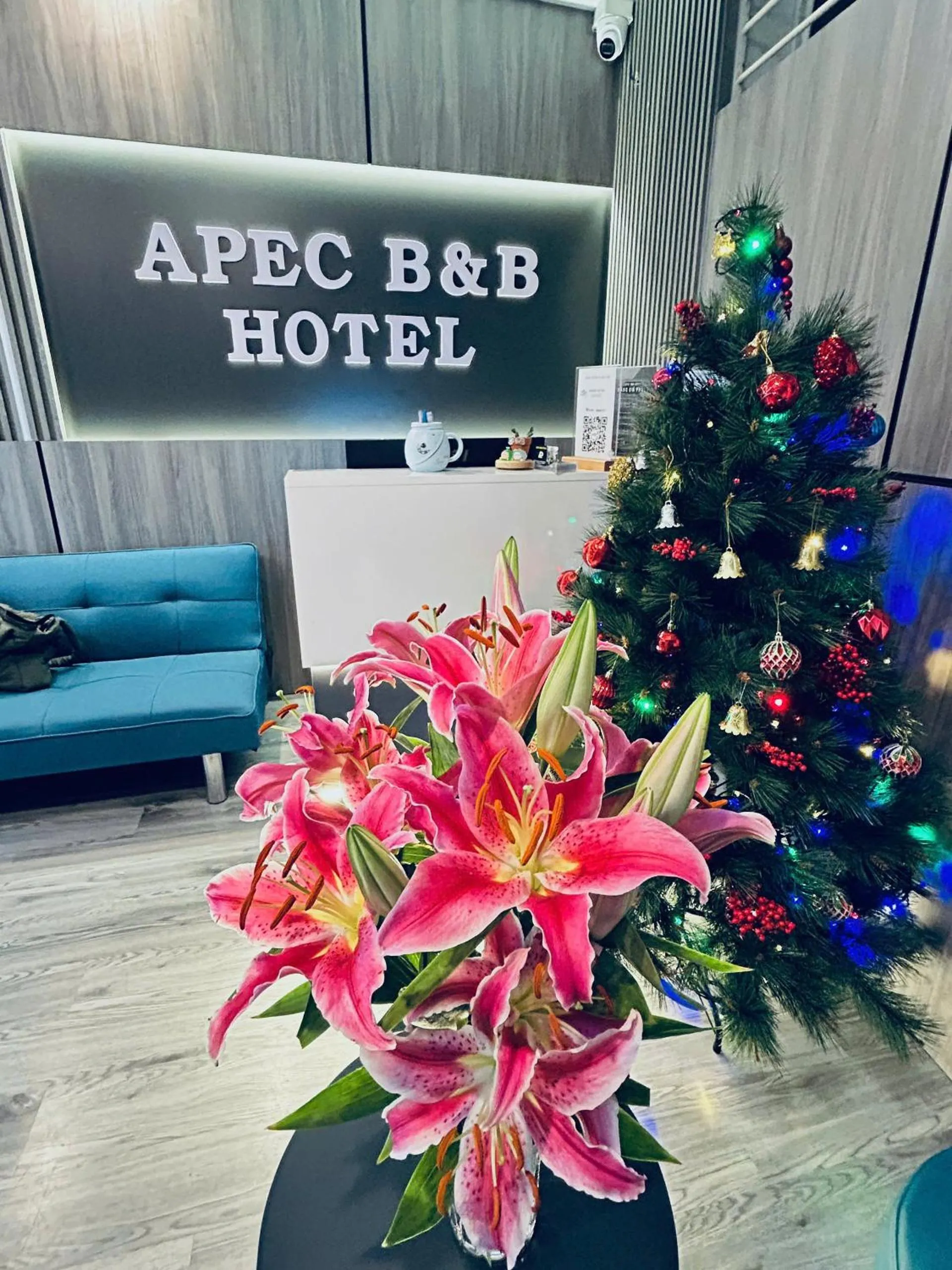 Text overlay in APEC BnB Hotel