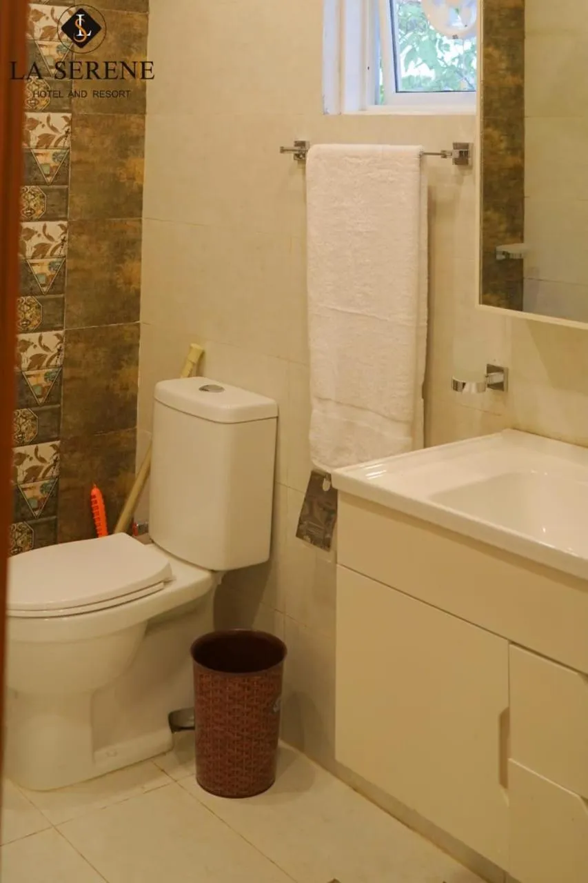 Toilet in La Serene Hotel and Resort Kalam by Khan Familia Travels