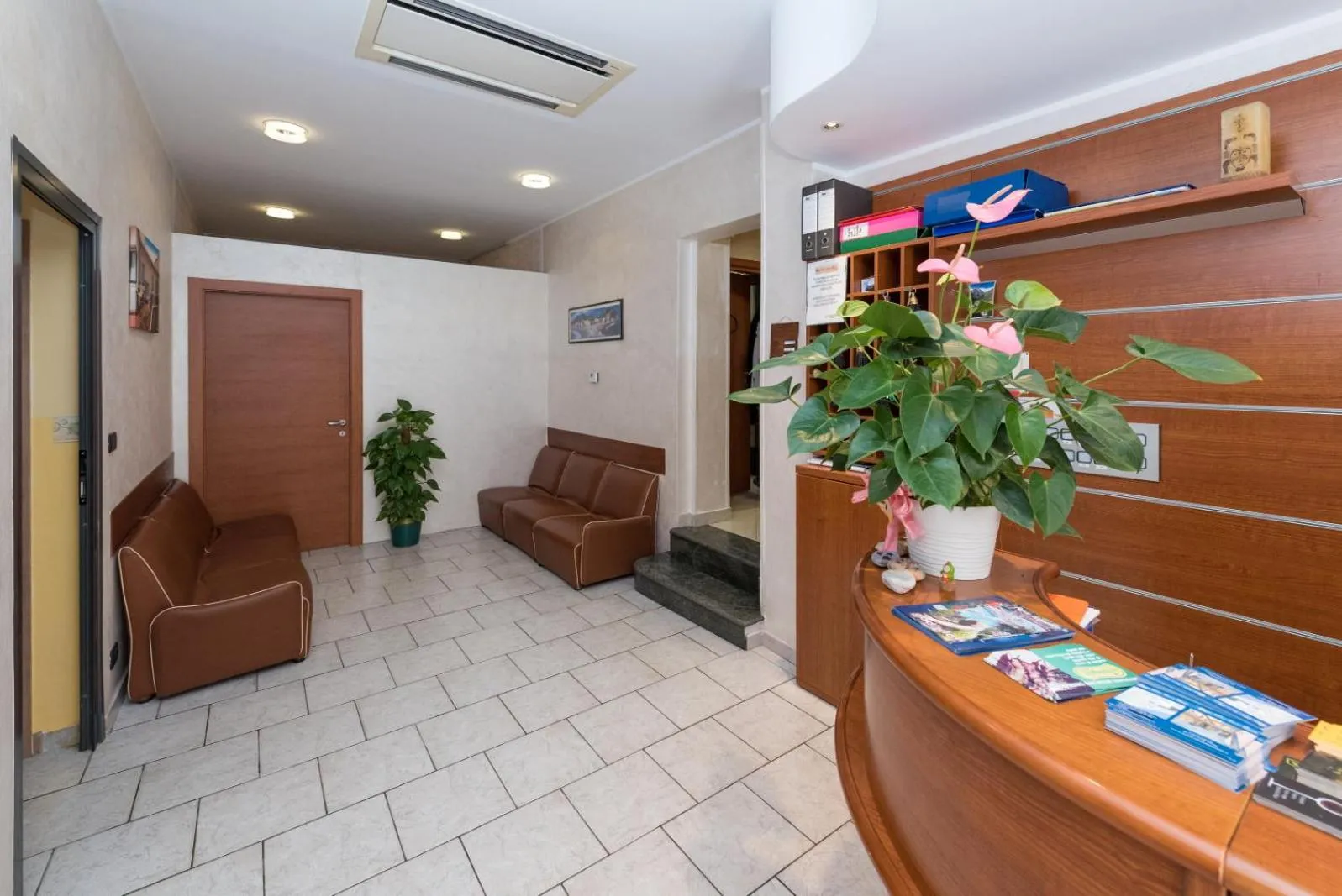 Lobby or reception in Hotel Santa Maria