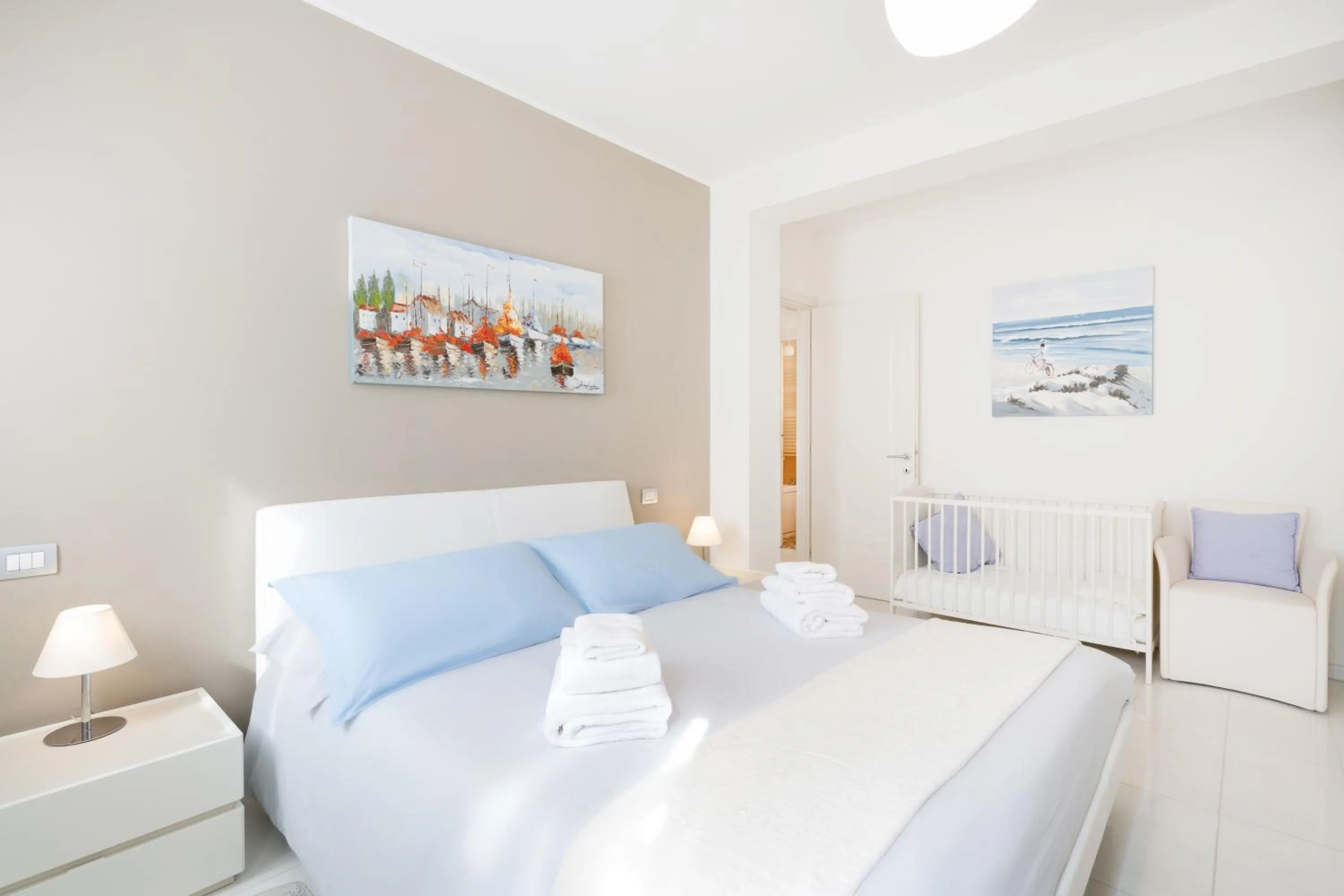 Bed in Ca' Degli Antichi Giardini Apartments