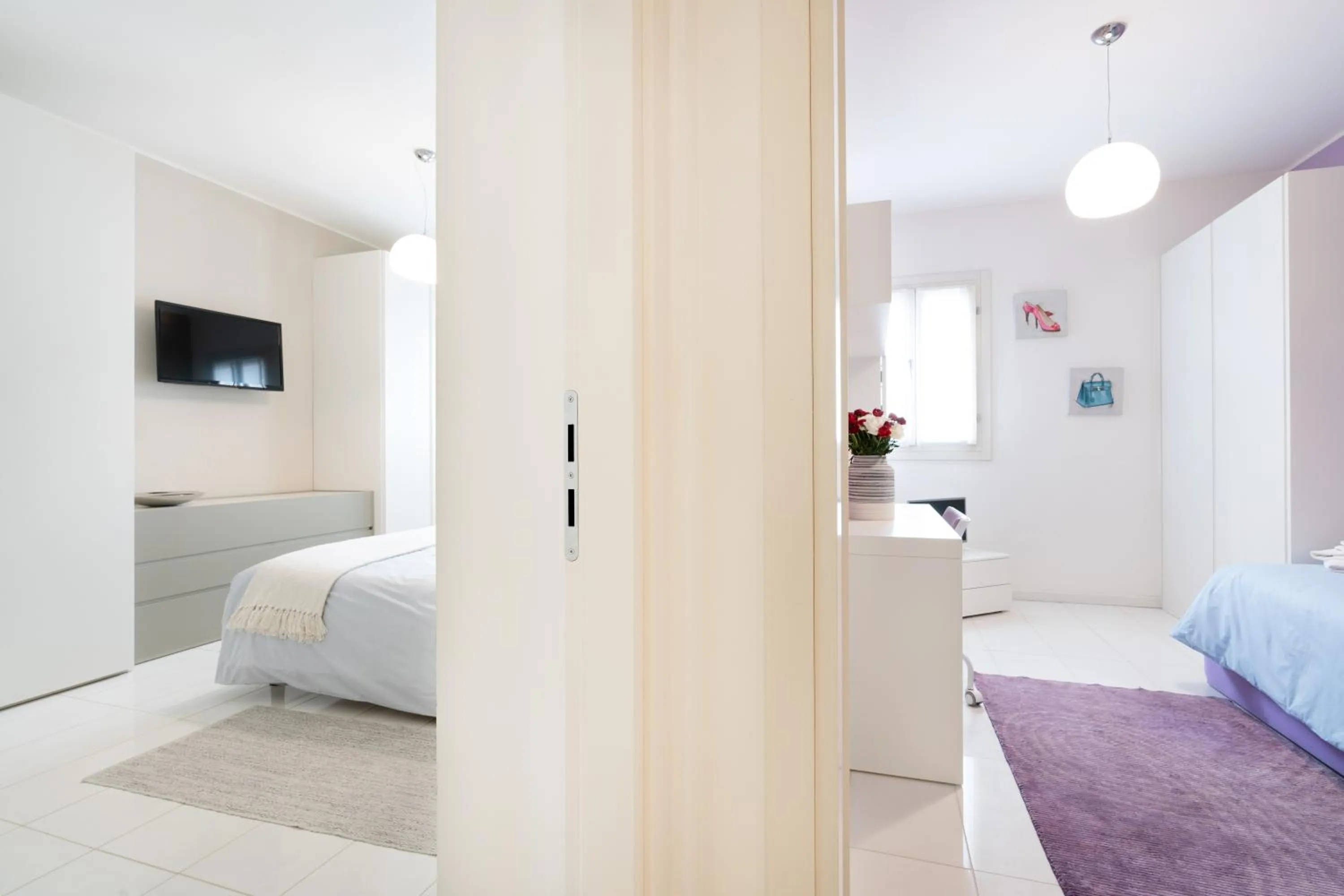 Bed in Ca' Degli Antichi Giardini Apartments