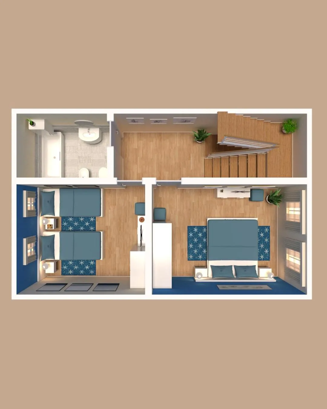 Floor plan in Ca' Degli Antichi Giardini Apartments