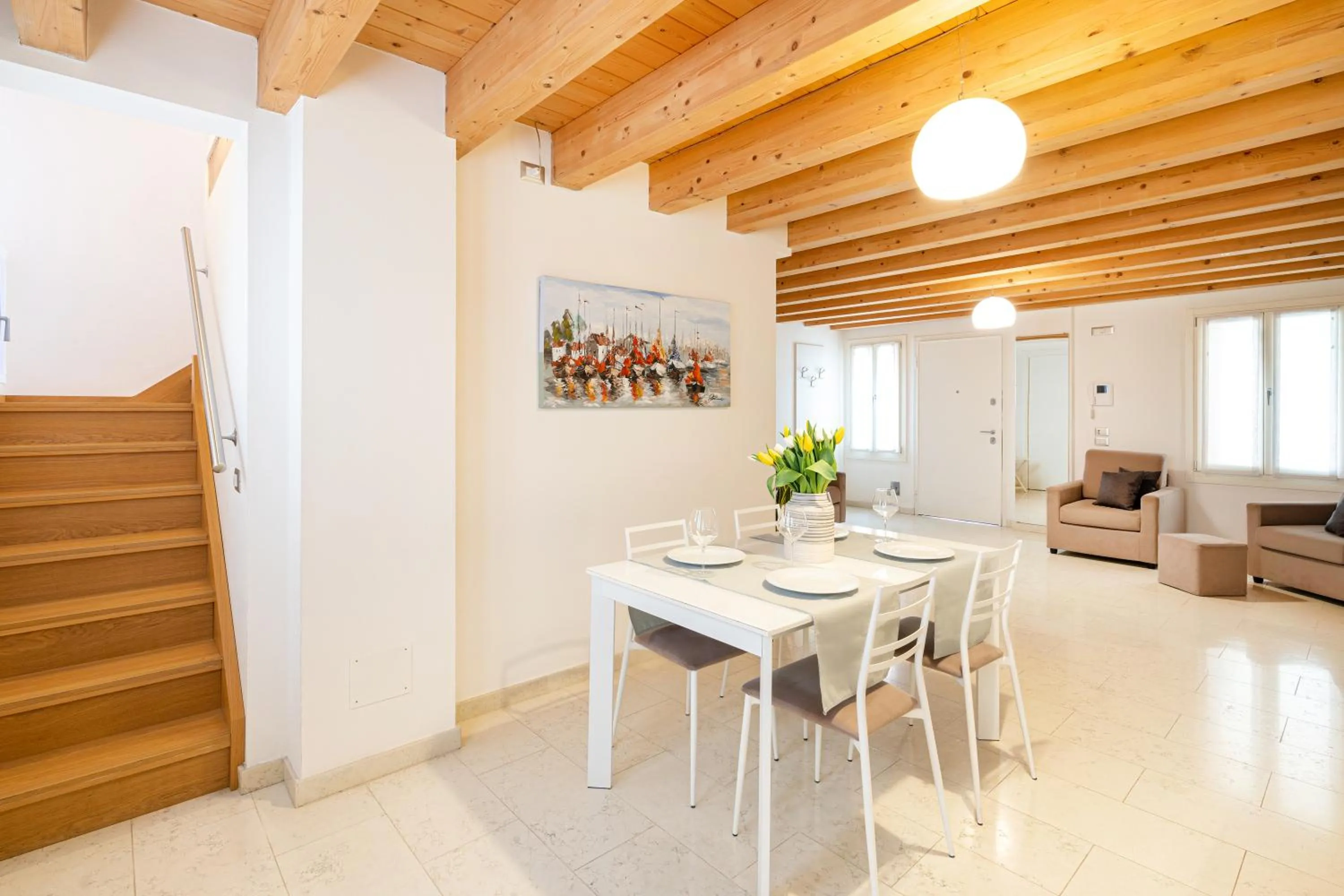 Living room in Ca' Degli Antichi Giardini Apartments