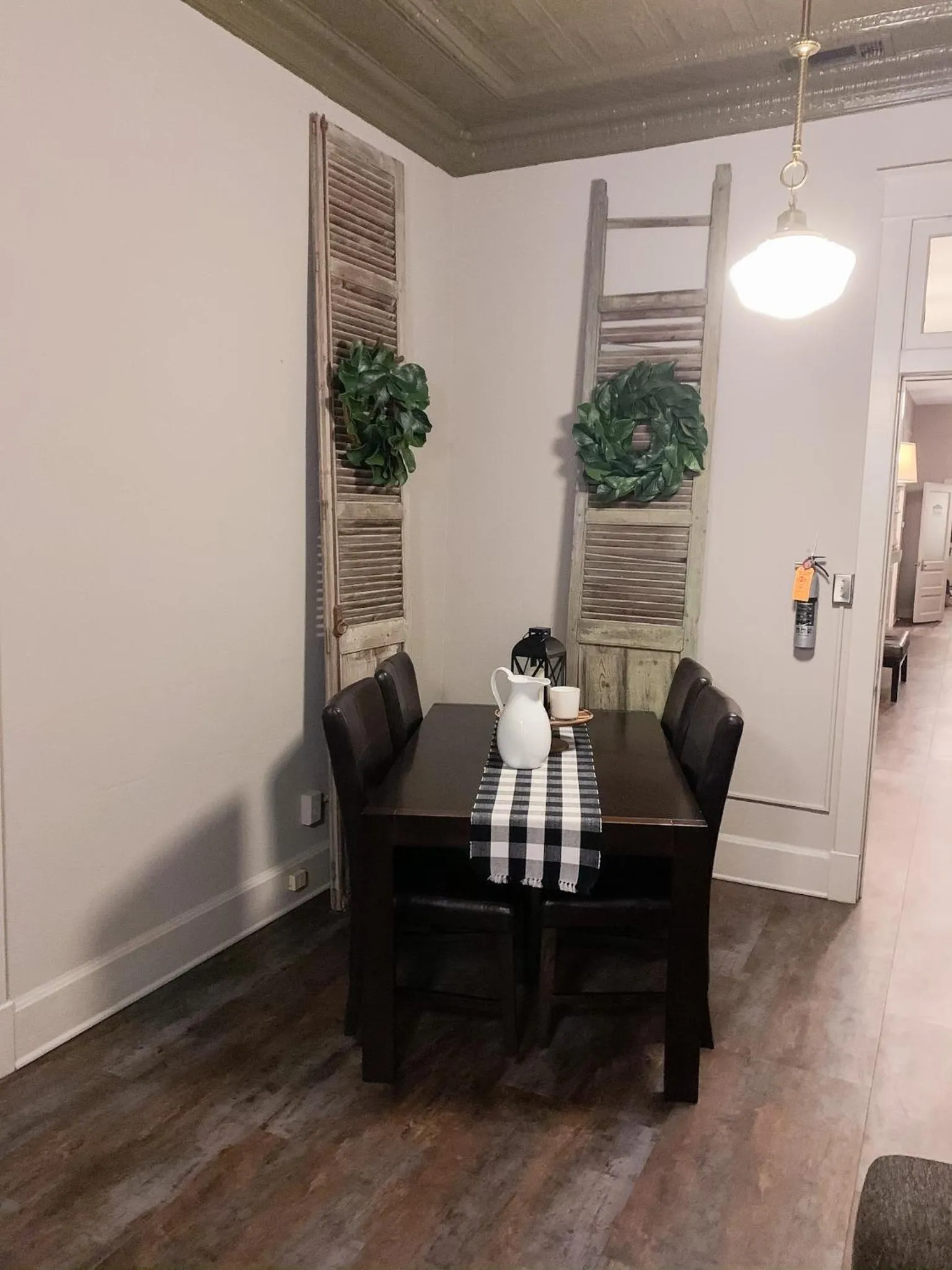 Dining area in The Loft on the Square