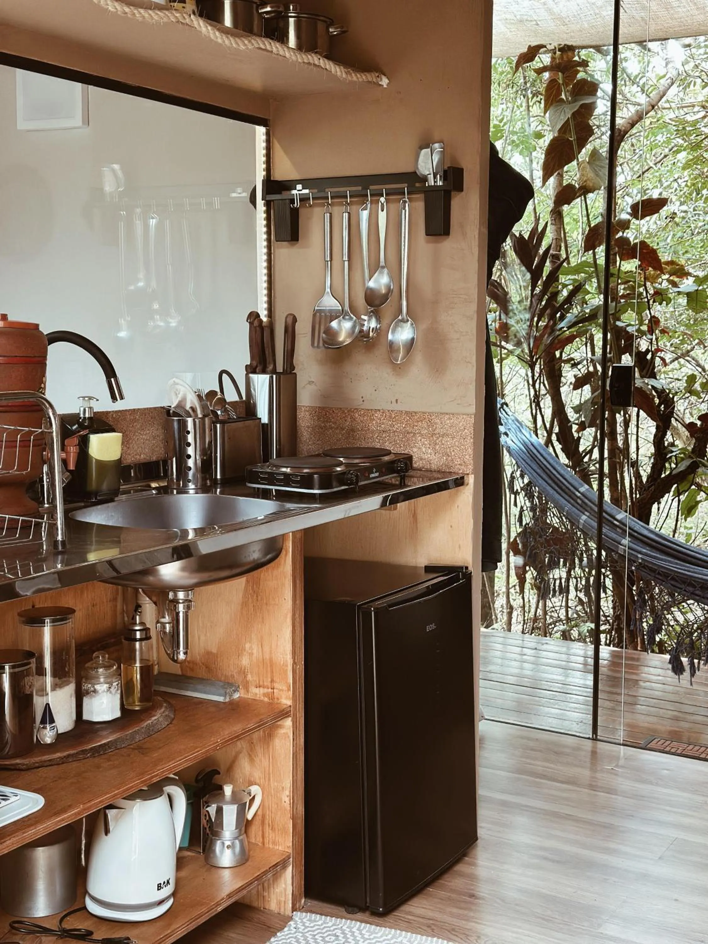 Kitchen or kitchenette in Vila Abaton