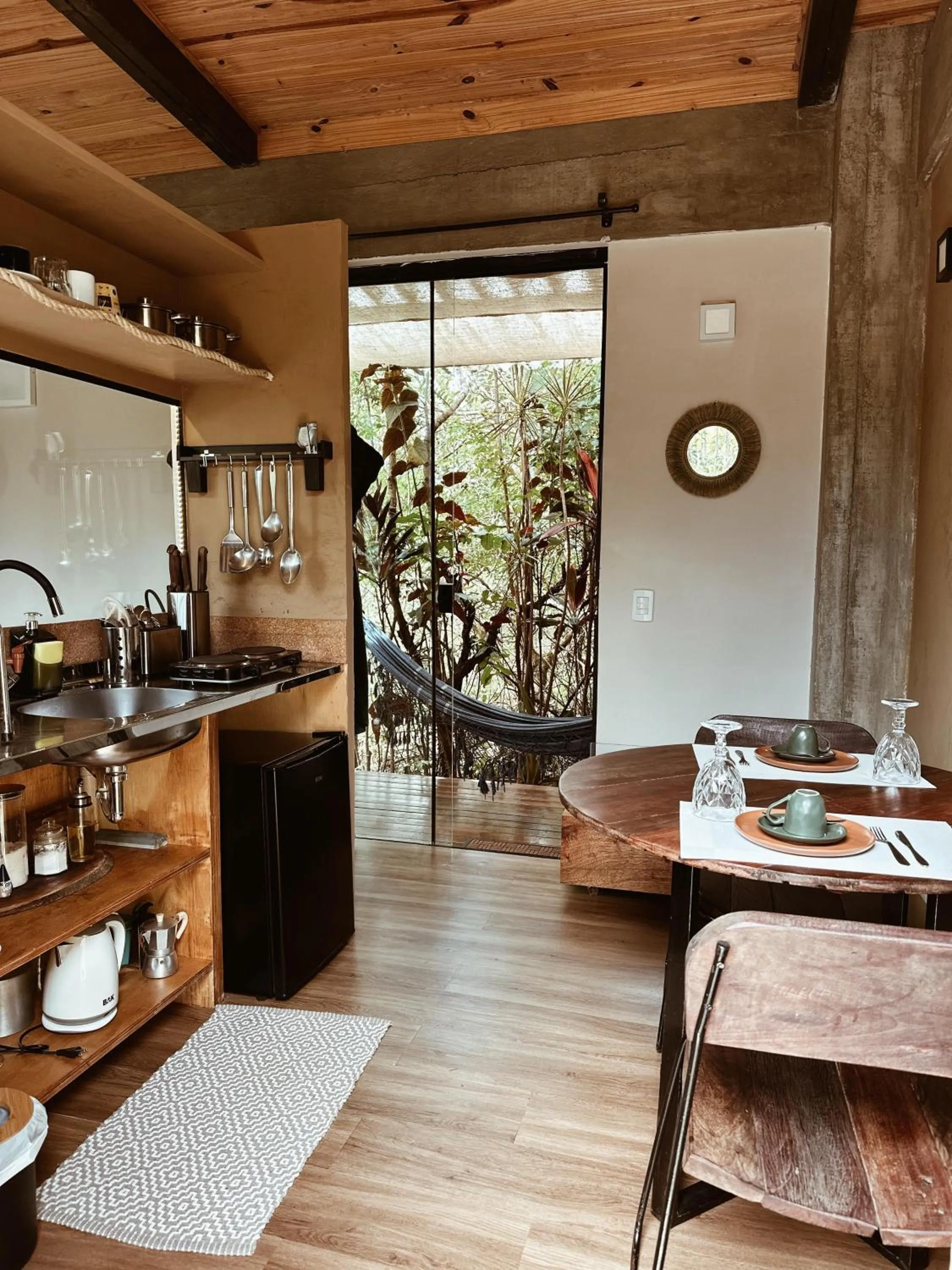 Kitchen or kitchenette in Vila Abaton