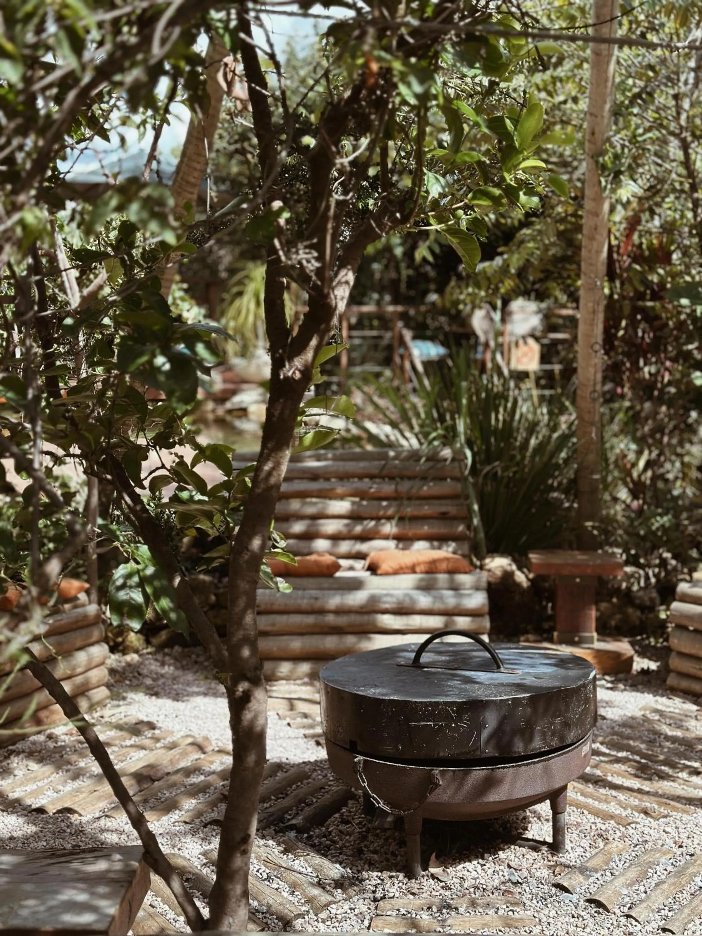 Garden view in Vila Abaton