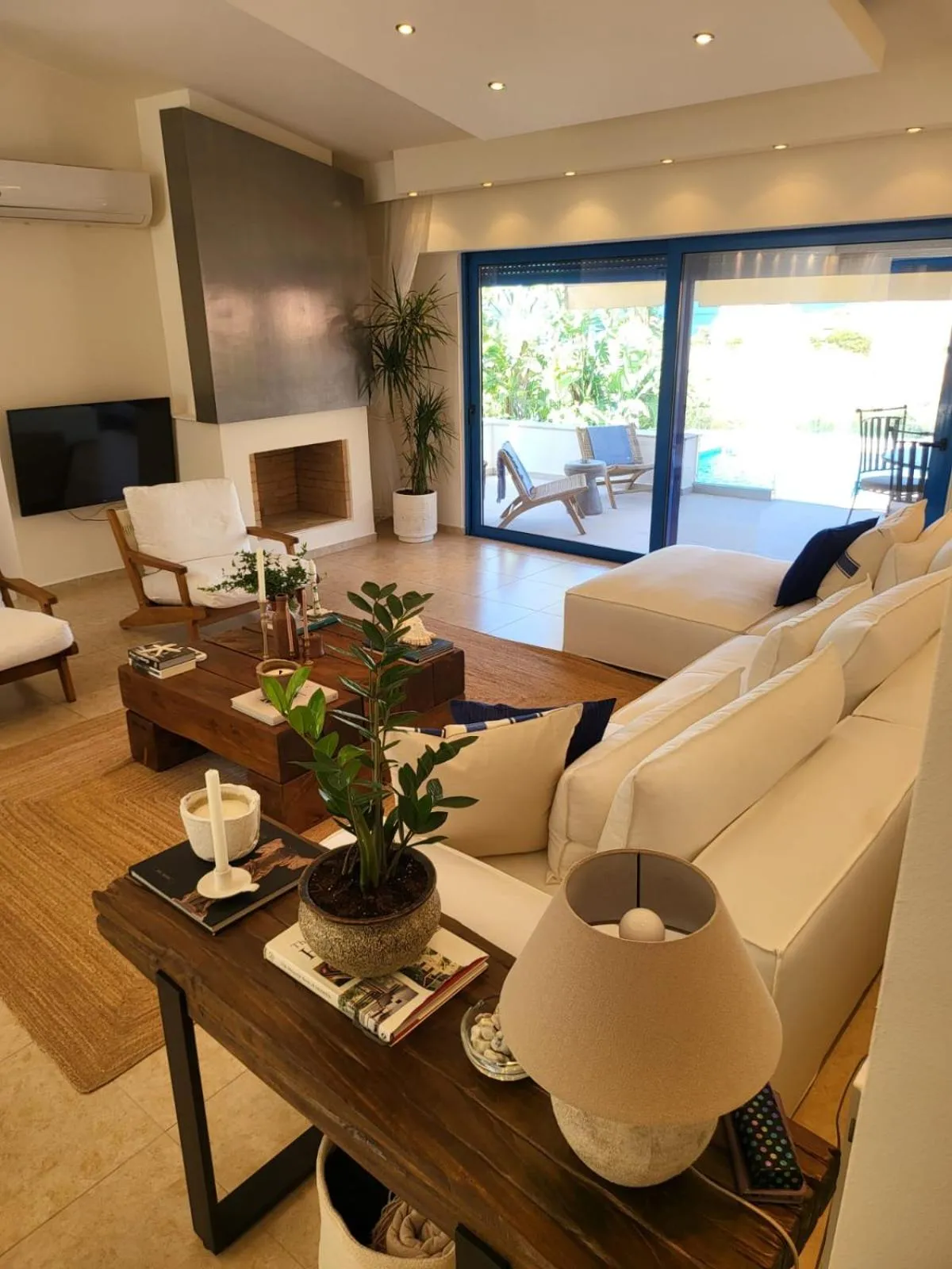 Living room in Villa Solaris
