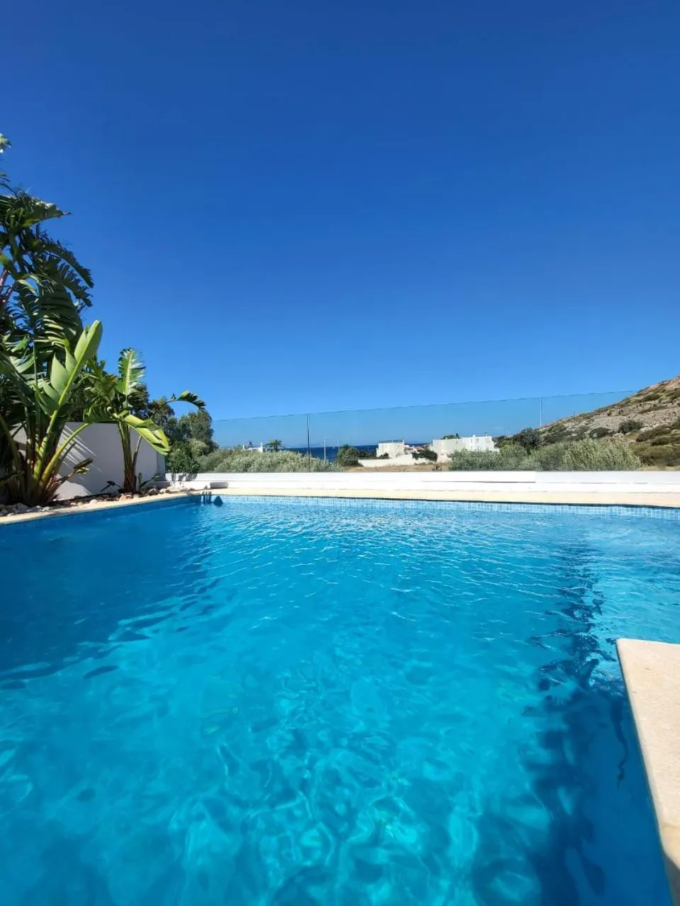 Pool view in Villa Solaris