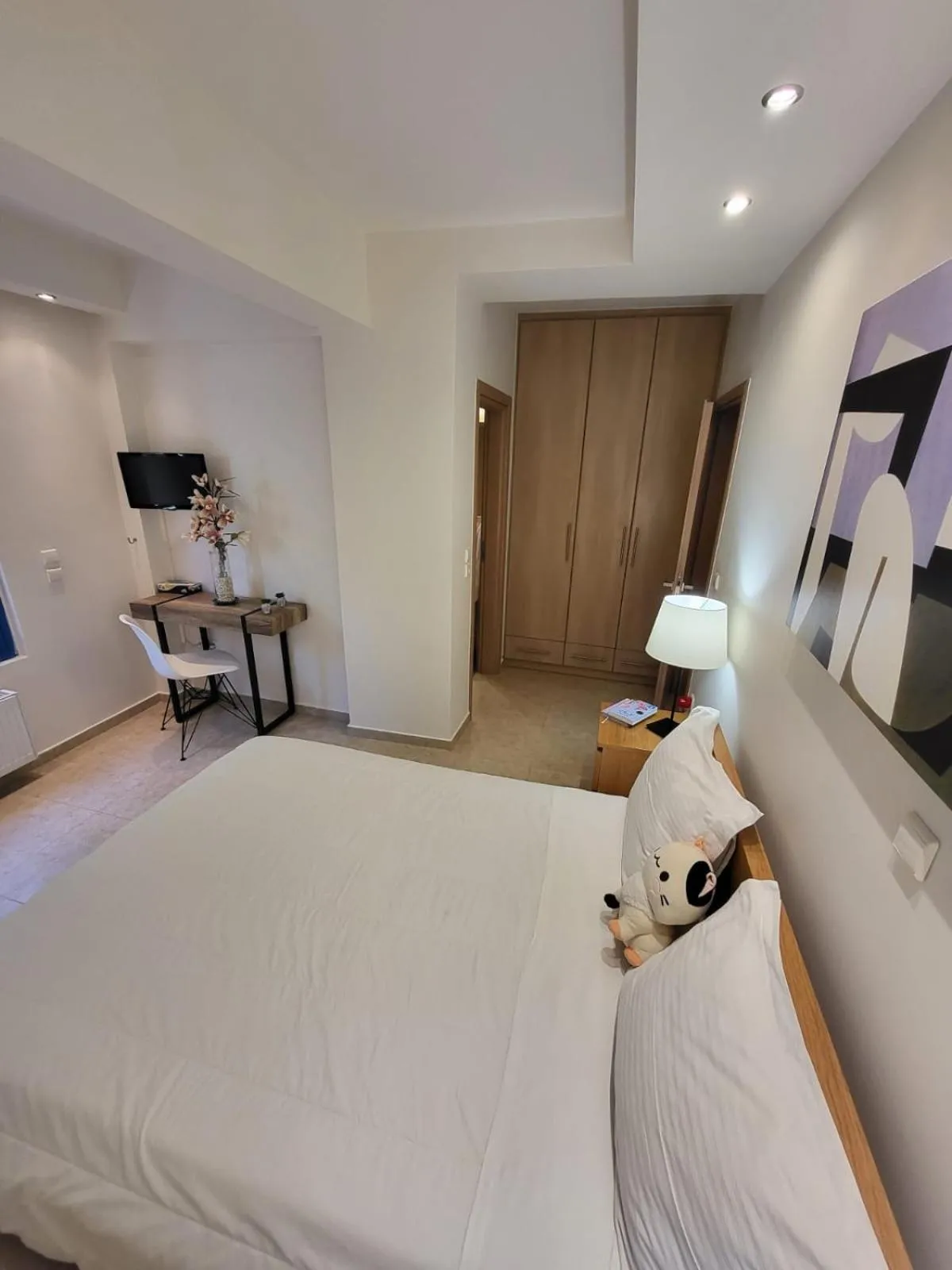 Bedroom, Bed in Villa Solaris