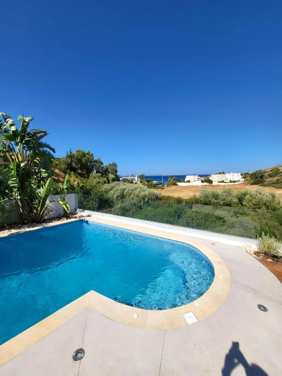 Pool view in Villa Solaris