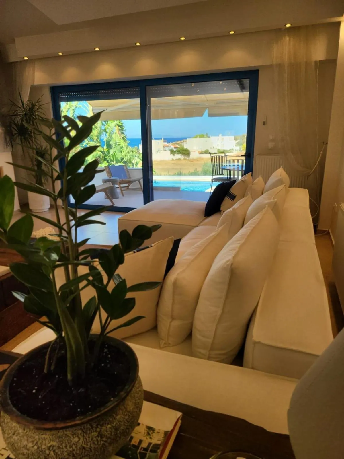 Living room in Villa Solaris