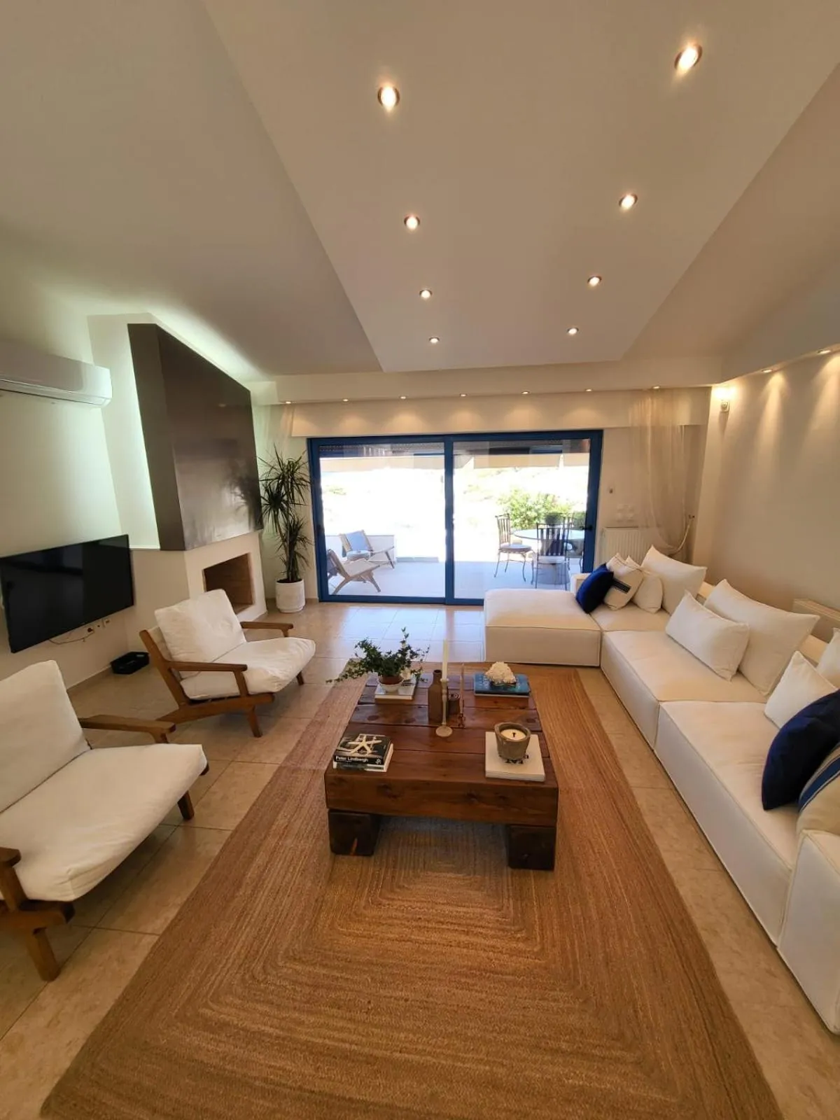 Living room in Villa Solaris