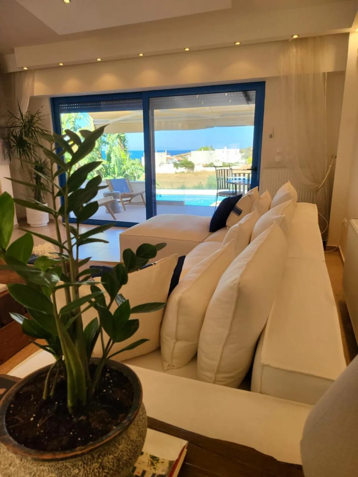 Seating area in Villa Solaris
