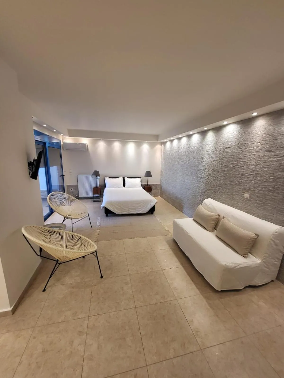 Bedroom, Bed in Villa Solaris