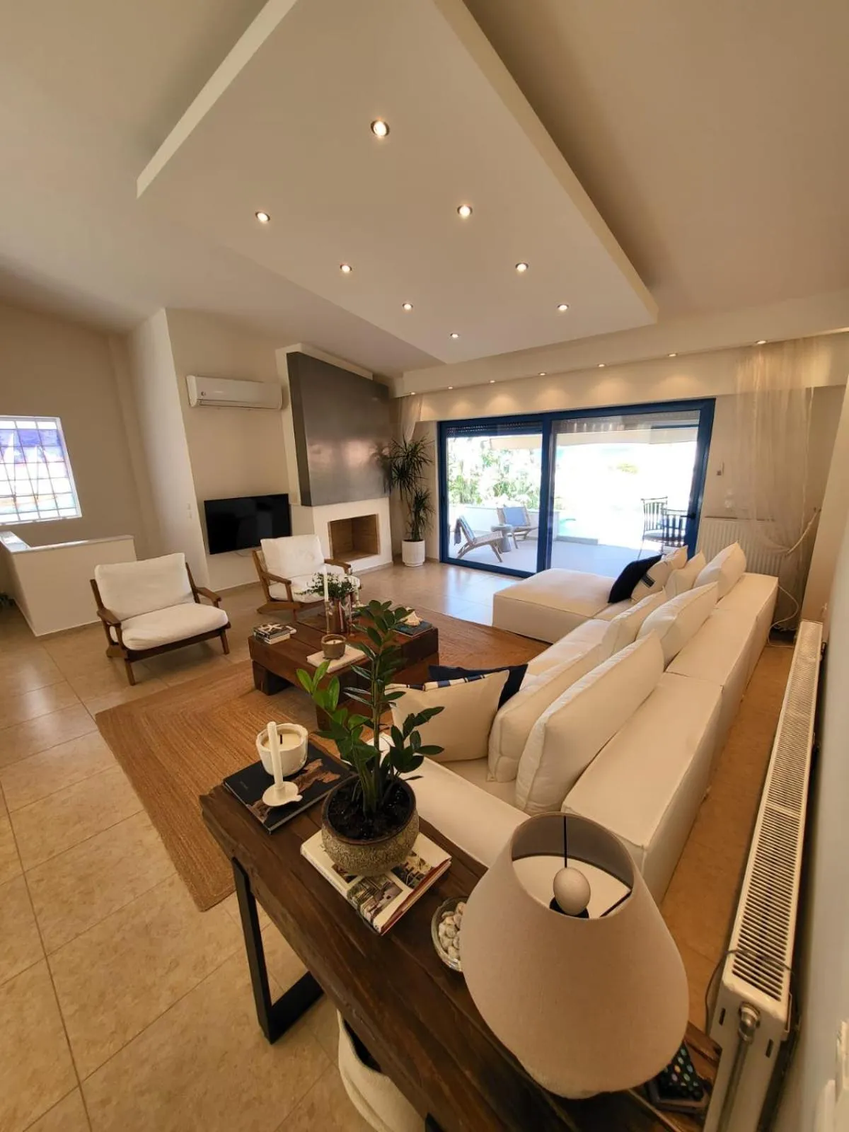 Living room in Villa Solaris