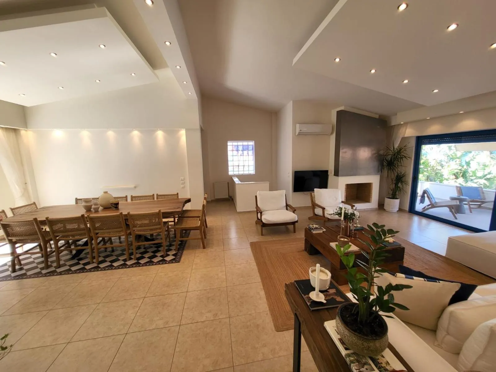 Living room in Villa Solaris