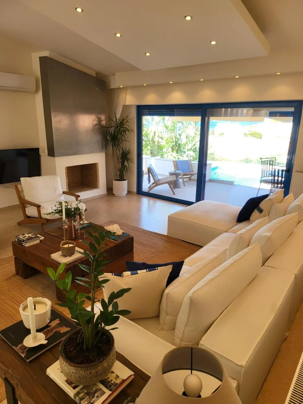 Living room in Villa Solaris