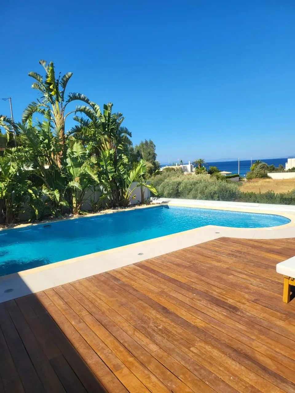Pool view in Villa Solaris