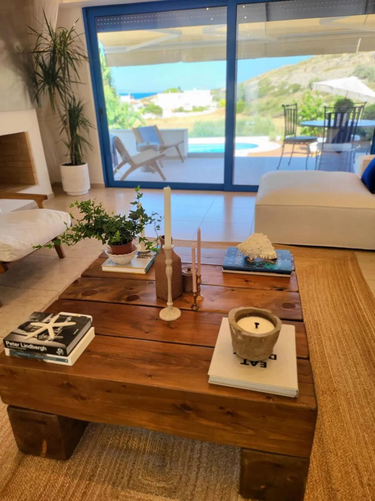 Living room in Villa Solaris