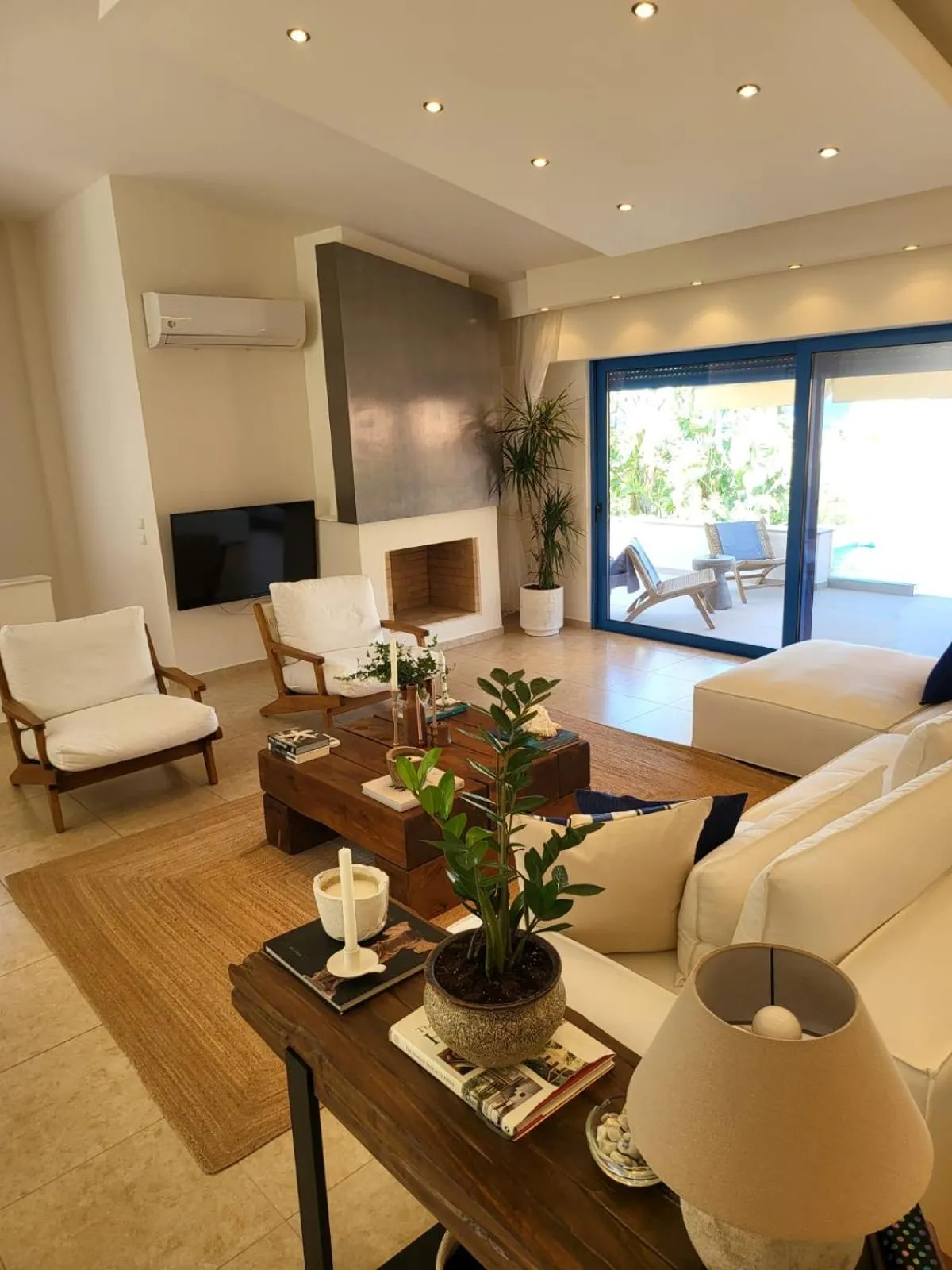Living room in Villa Solaris