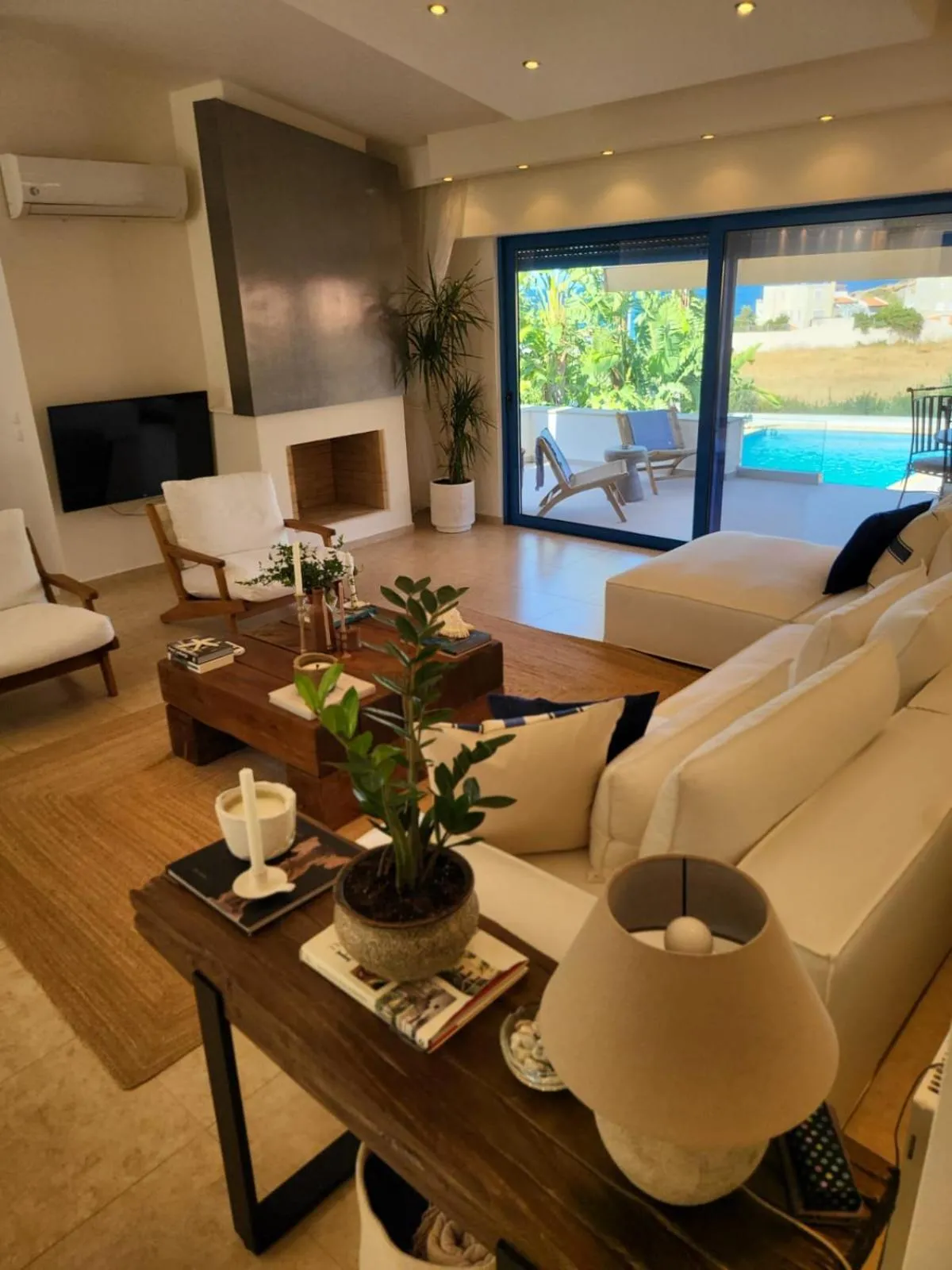 Living room in Villa Solaris