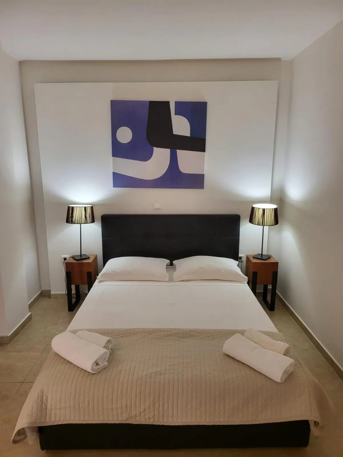 Bedroom, Bed in Villa Solaris