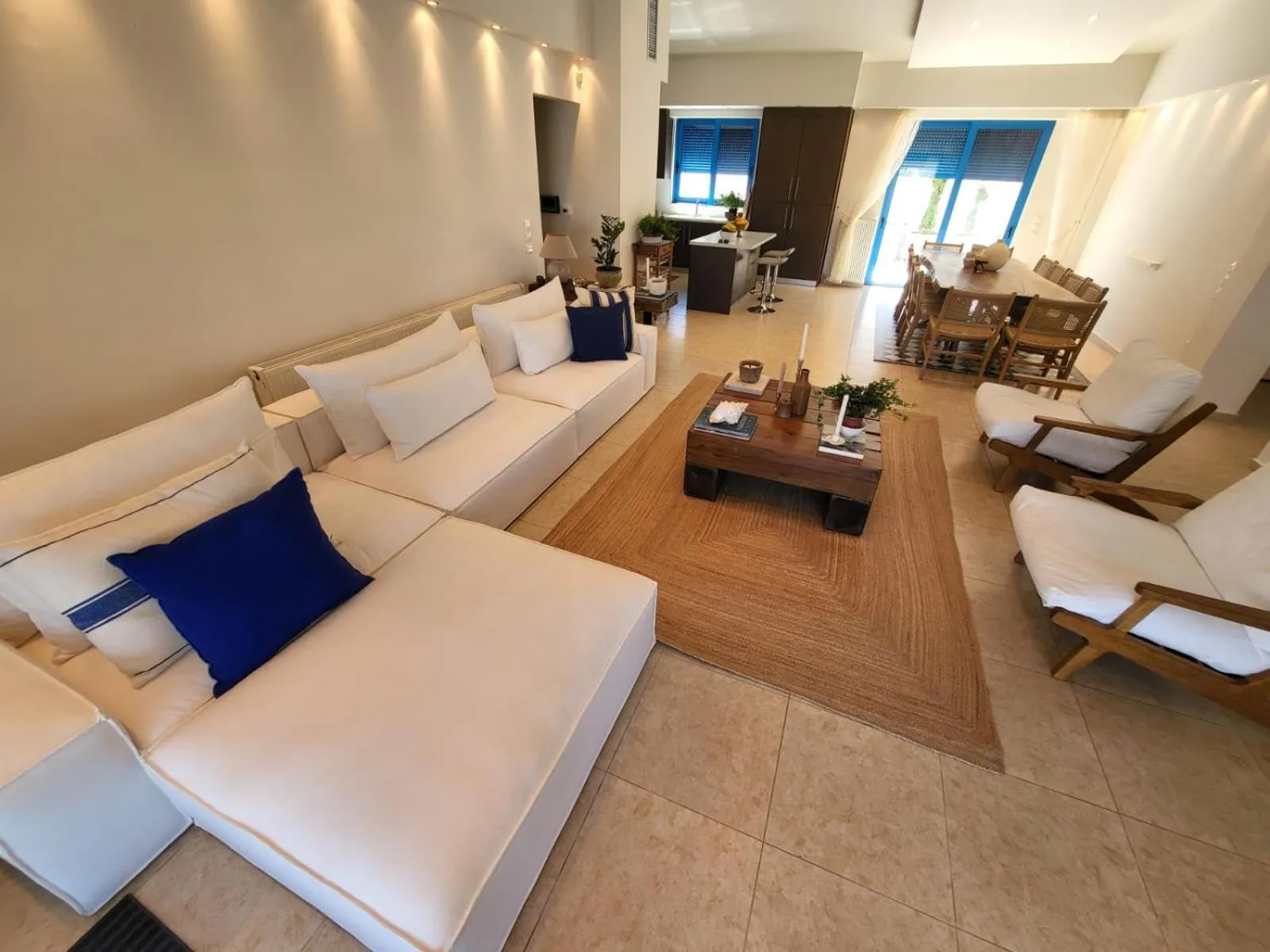 Living room in Villa Solaris