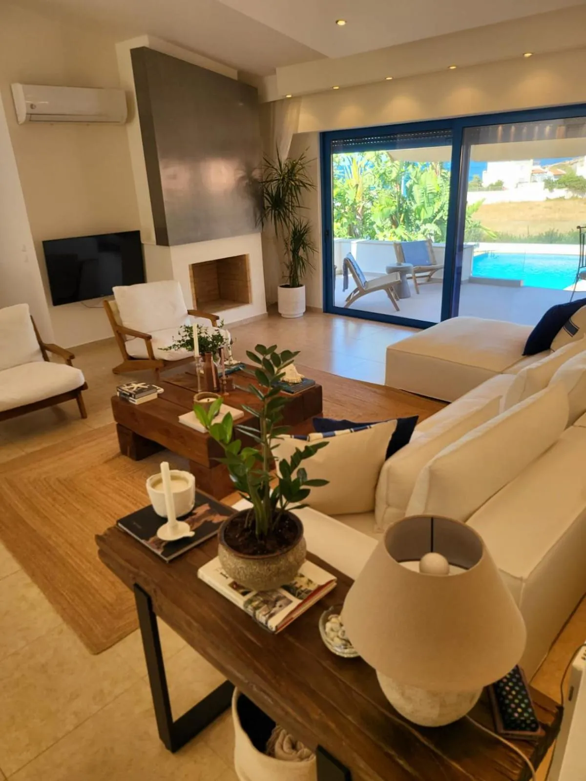 Living room in Villa Solaris