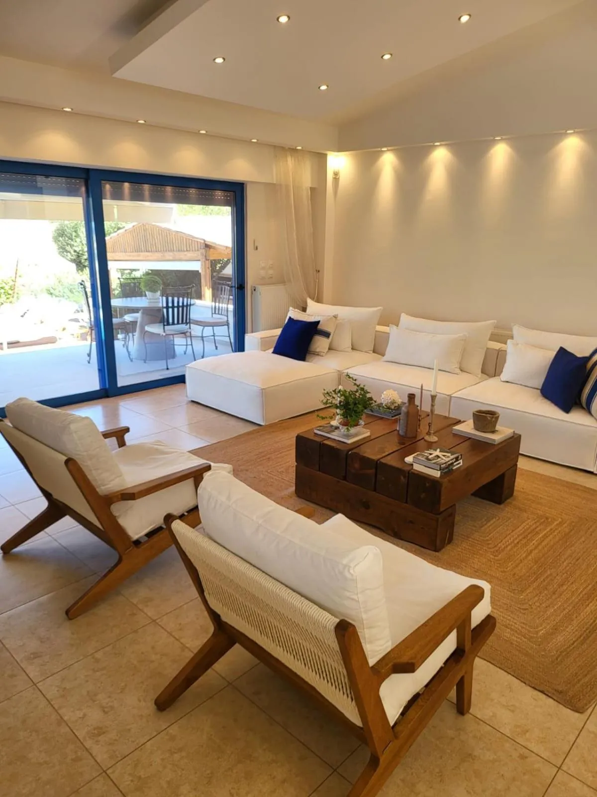 Living room in Villa Solaris