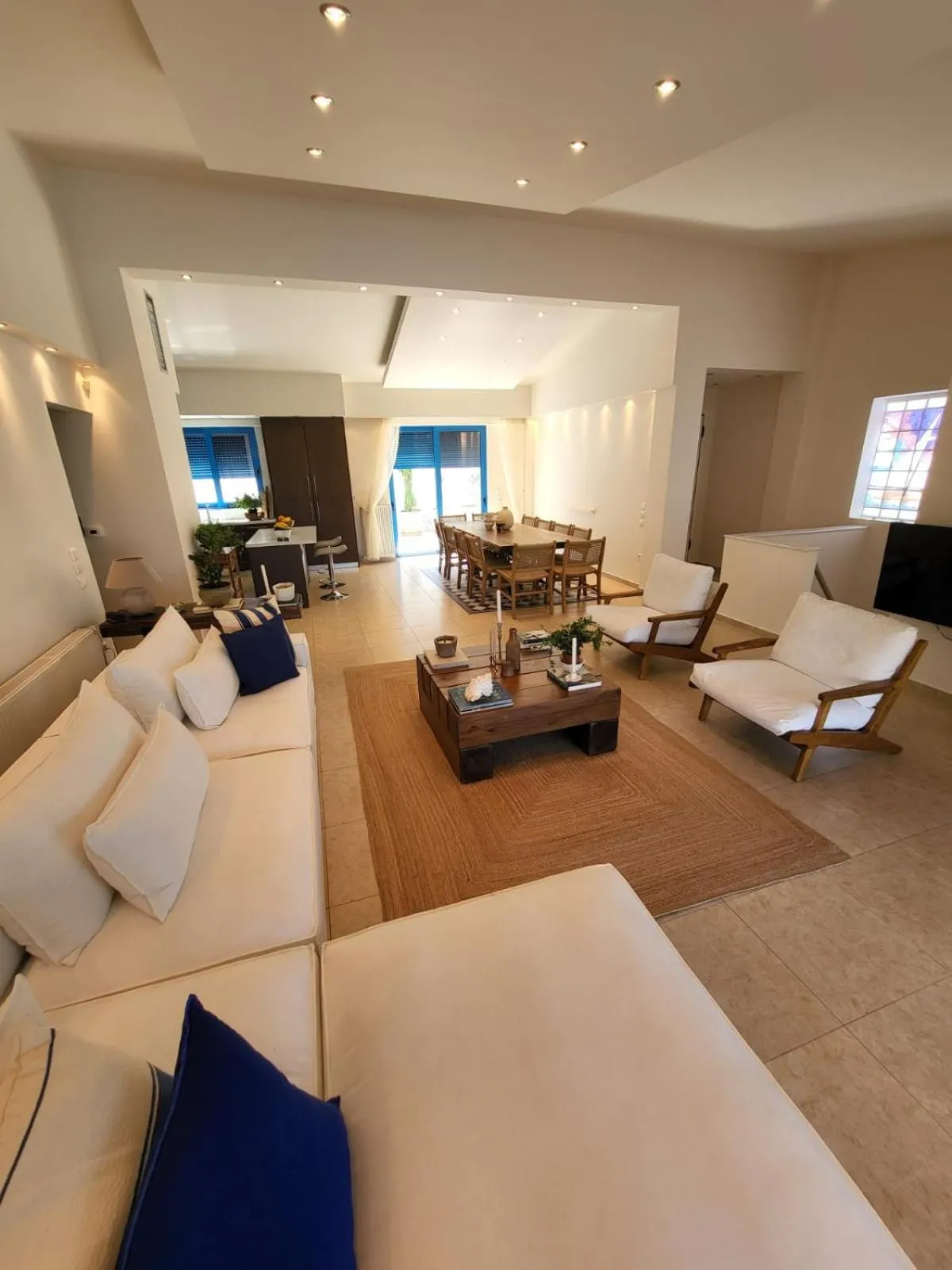 Living room in Villa Solaris