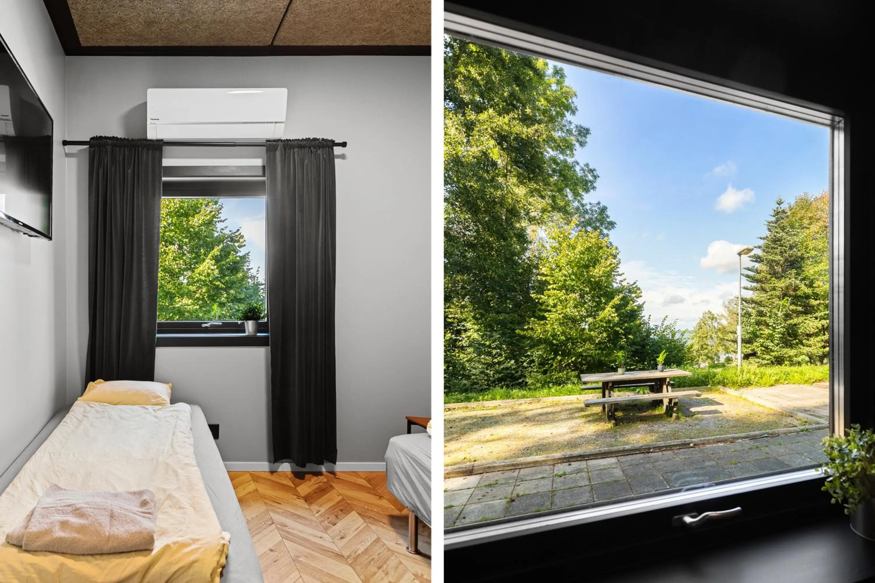 Bedroom, Bed in Kallhällsbaden Strandhotell