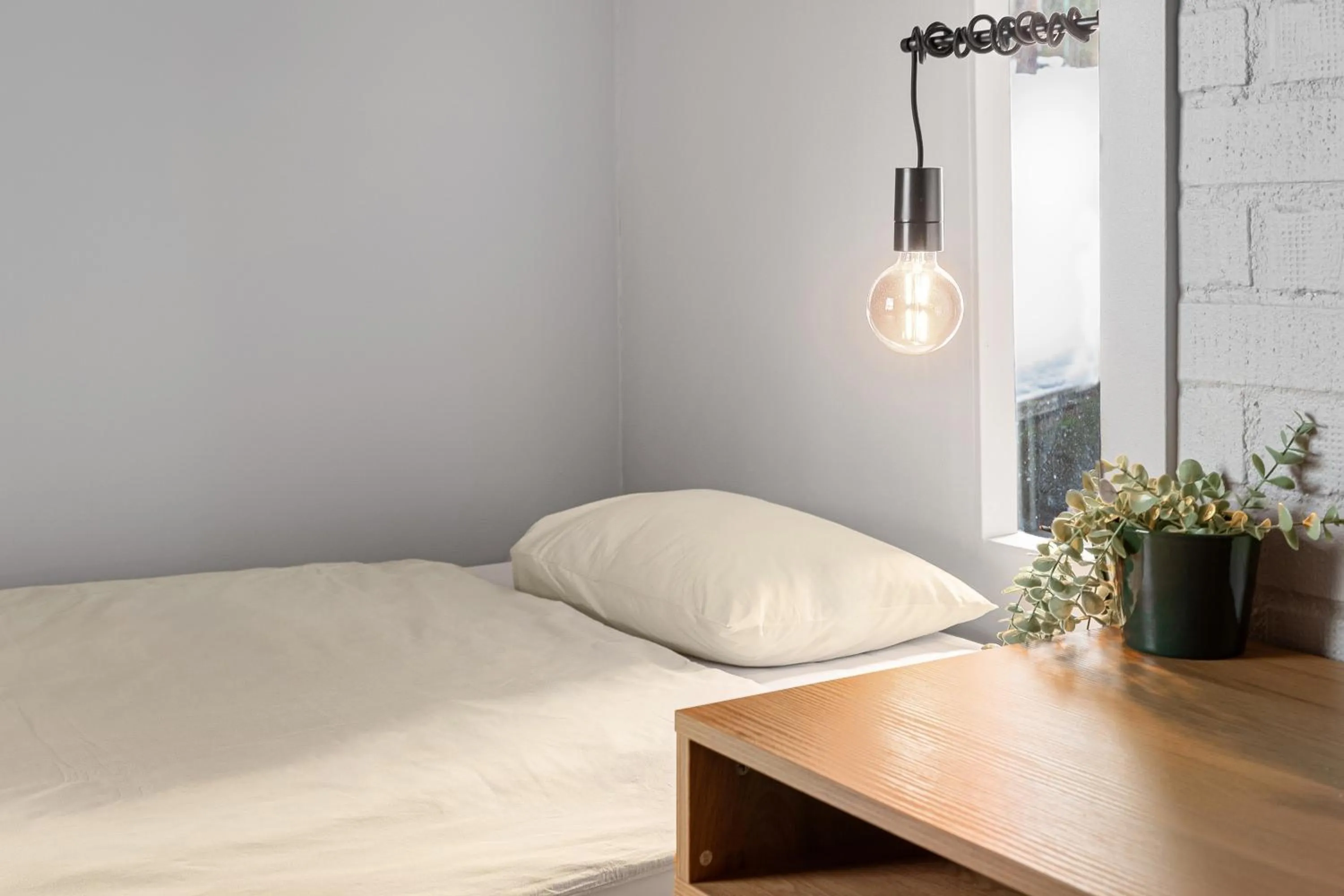 Bed in Kallhällsbaden Strandhotell