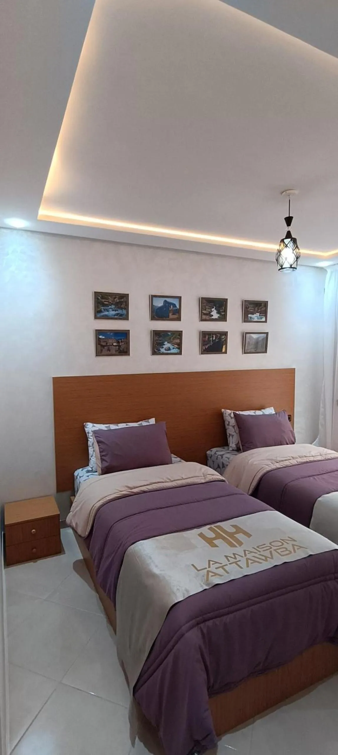 Bed in APPART-HOTEL La MAISON ATTAWBA 2