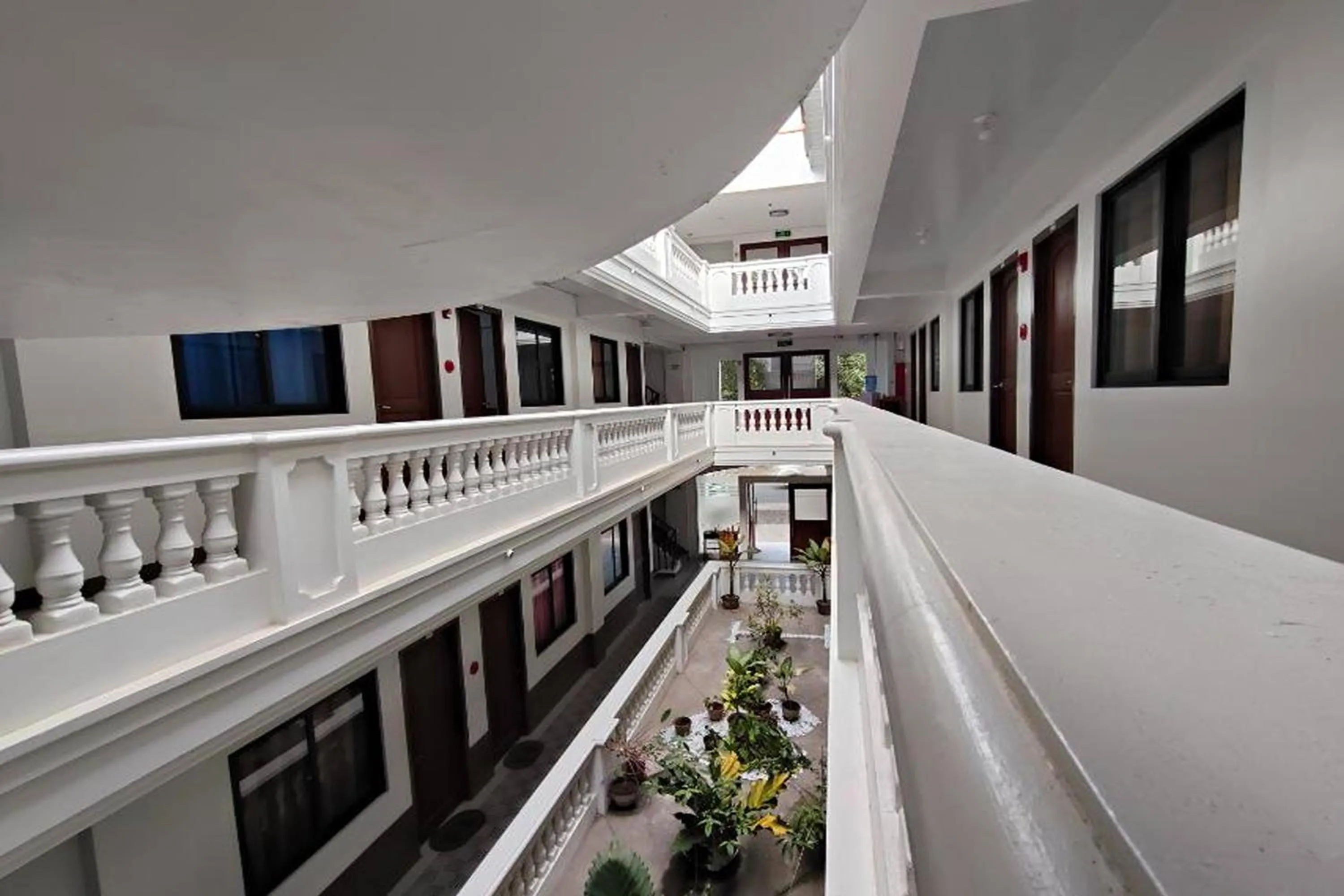 Balcony/Terrace in Benediktus Pilgerhaus Inn Vigan