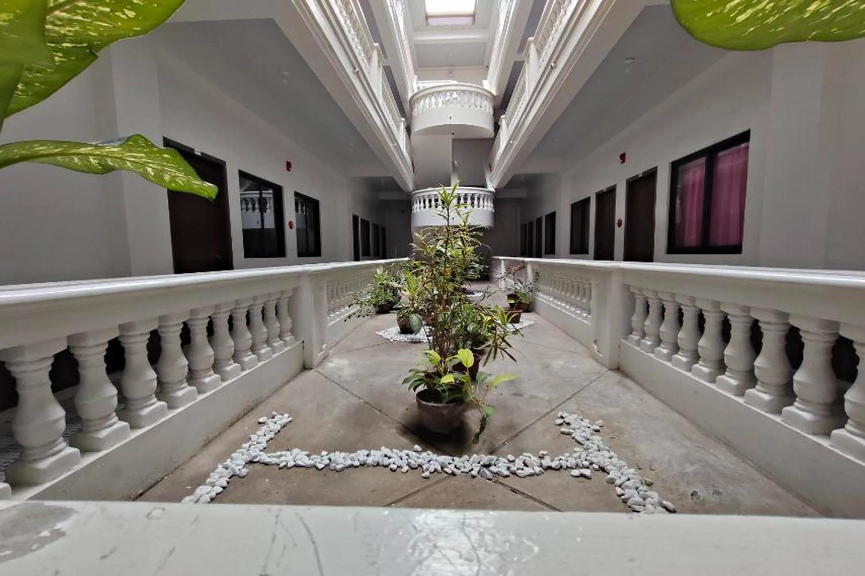 Lobby or reception in Benediktus Pilgerhaus Inn Vigan