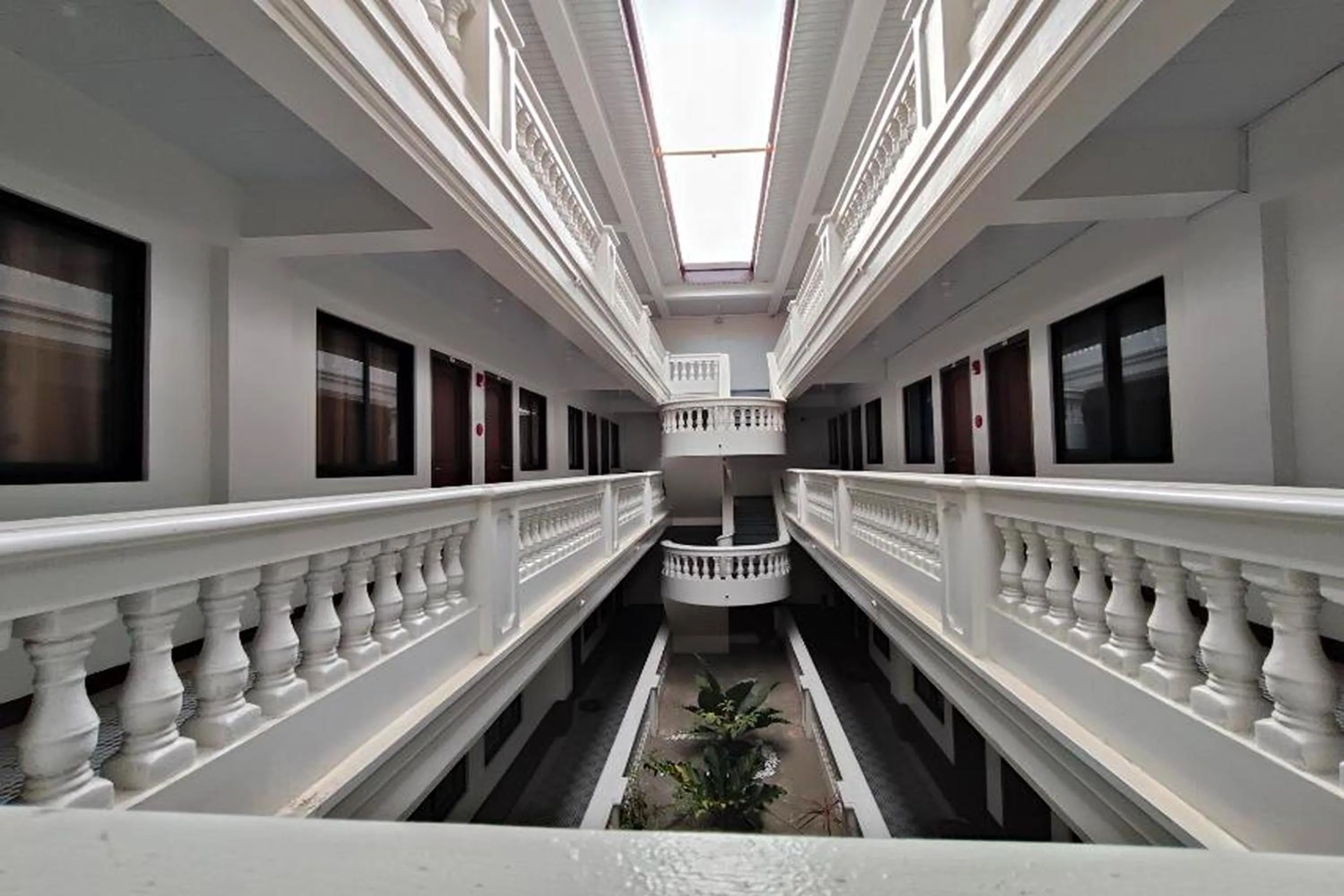 Balcony/Terrace in Benediktus Pilgerhaus Inn Vigan