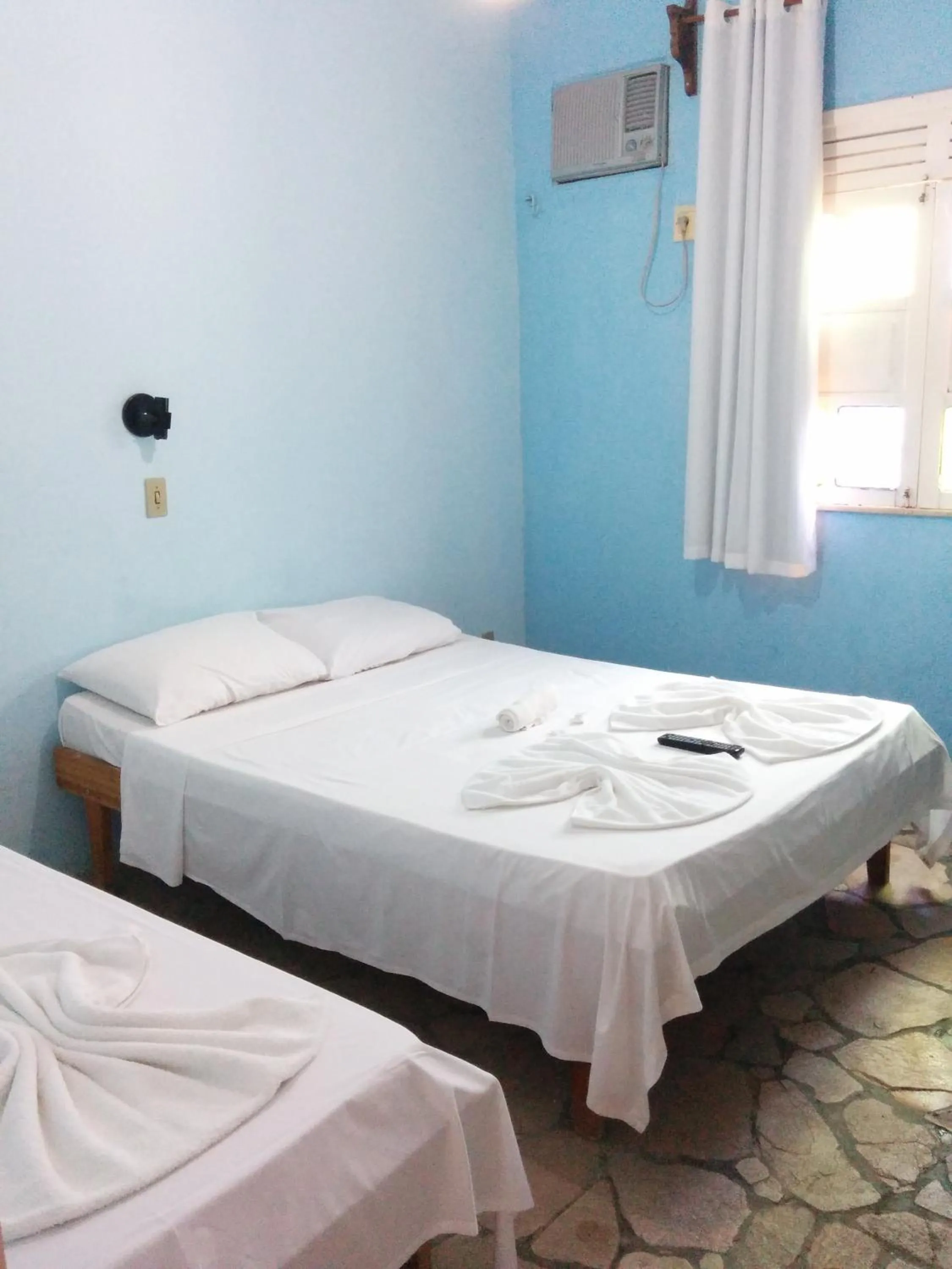 Bed in Pousada Norage