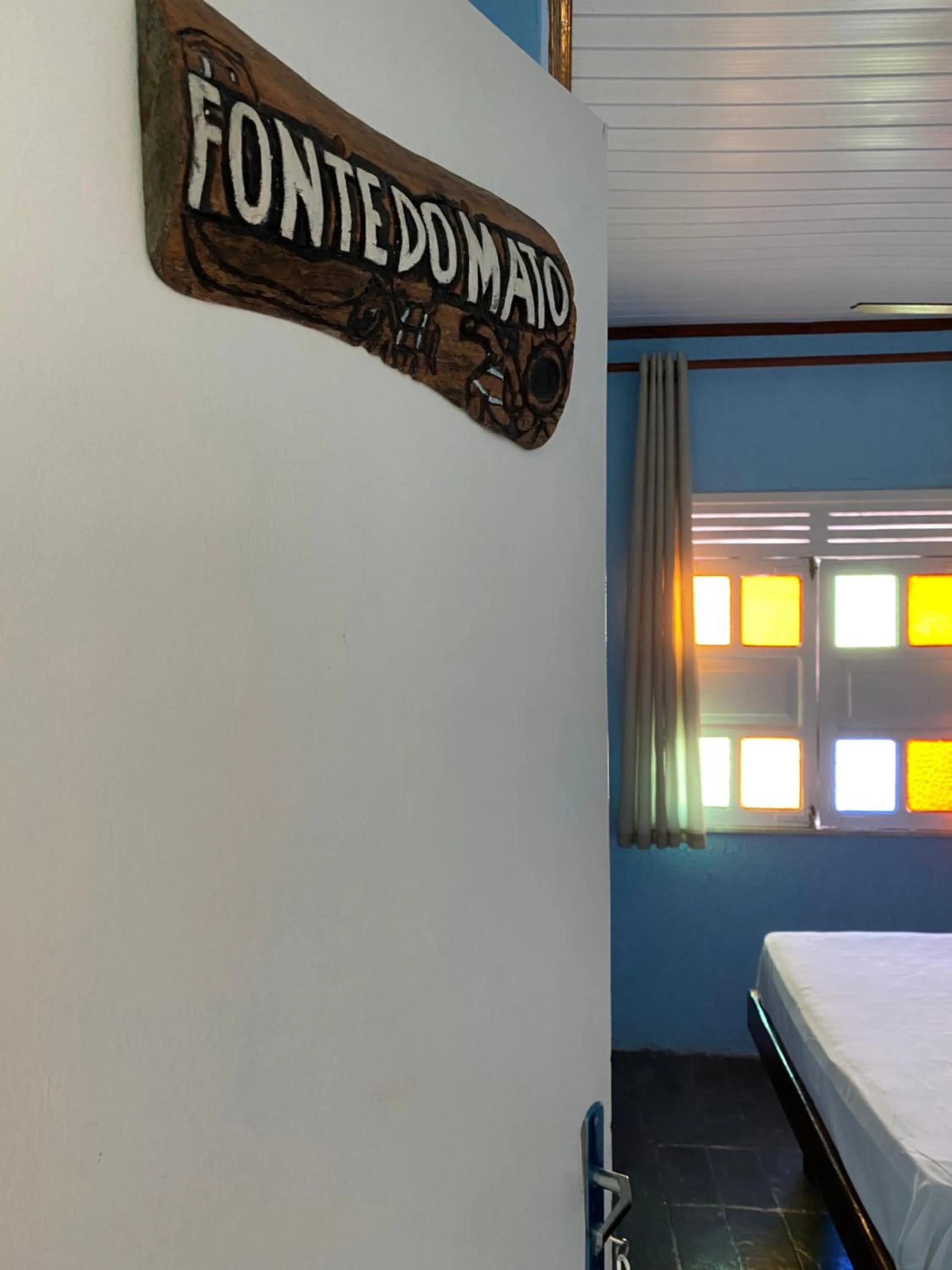 Bed in Pousada Norage