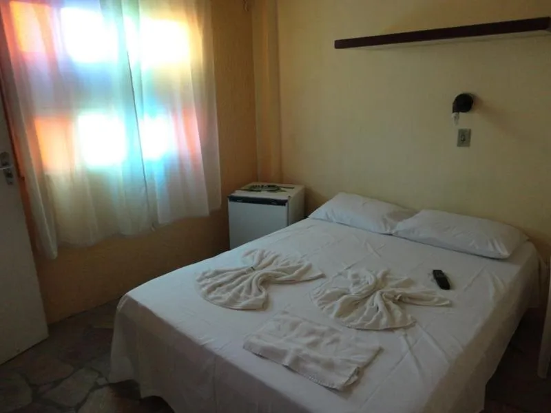 Bed in Pousada Norage