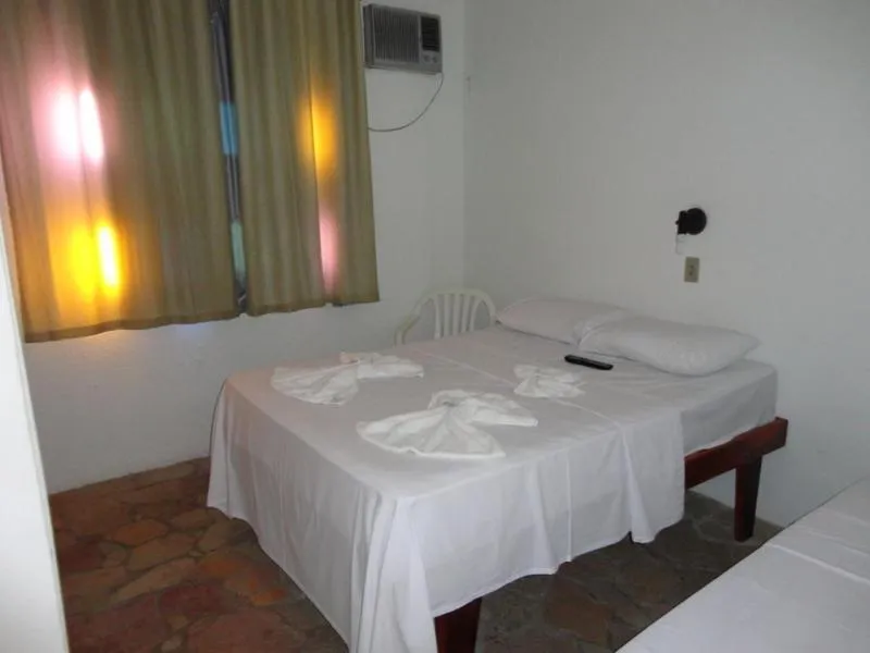 Bed in Pousada Norage