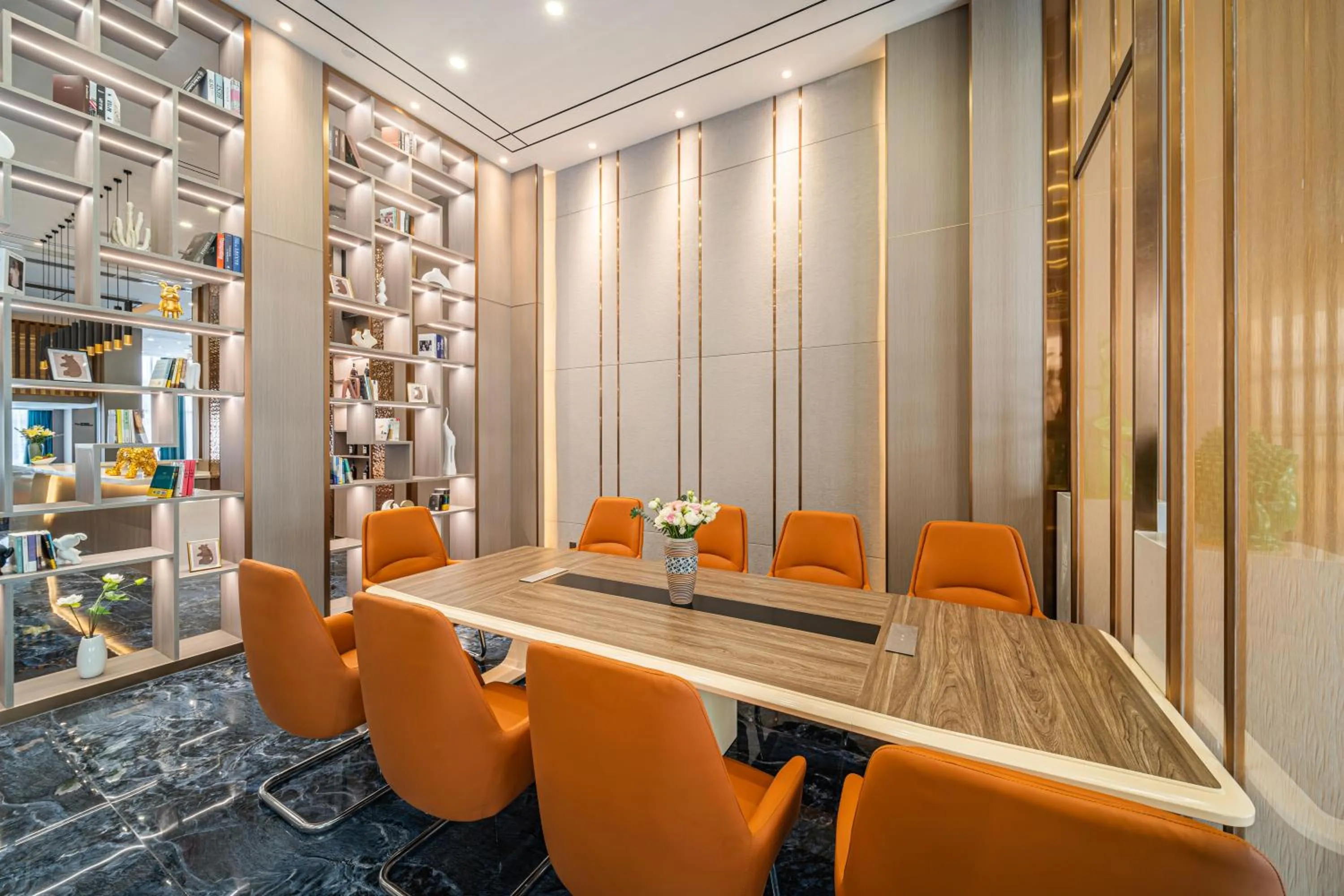 Seating area in Poltton Century Hotel Yangjiang Jinshan Road