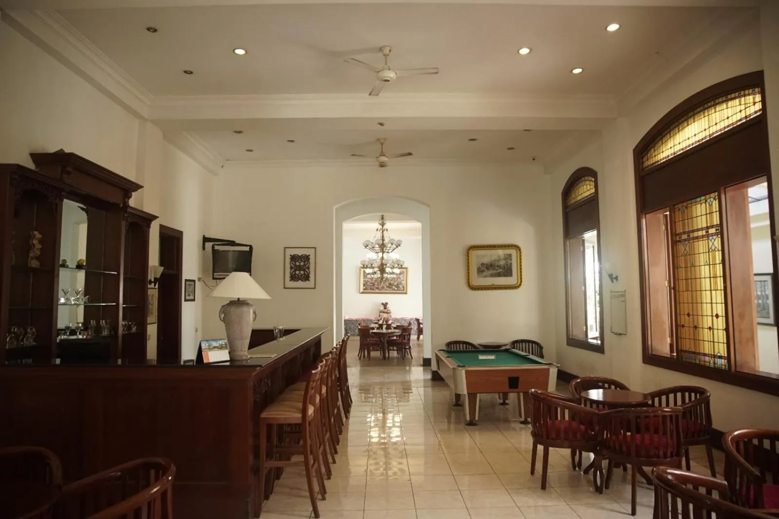 Seating area in Kresna Hotel